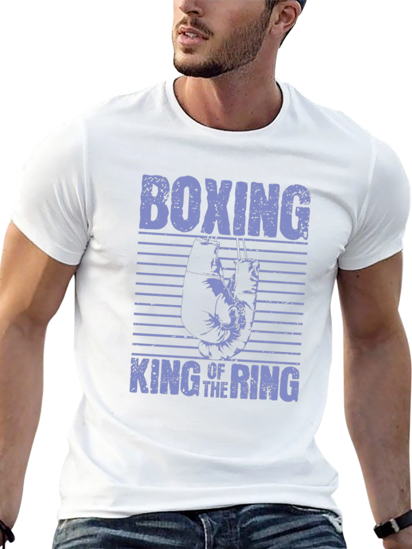 Boxing King of the Ring Graphic T-Shirt