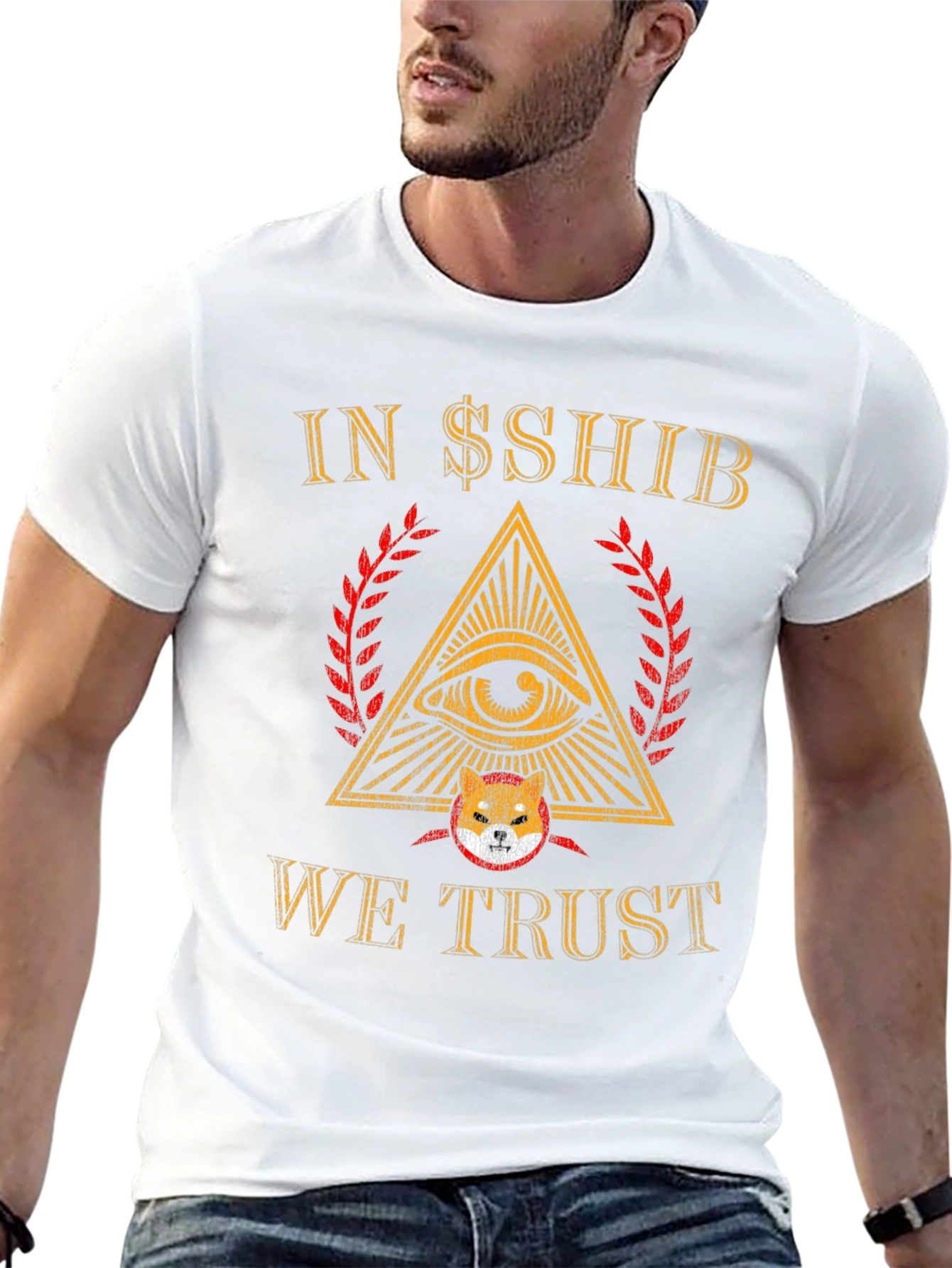 In $SHIB We Trust Crypto T-Shirt