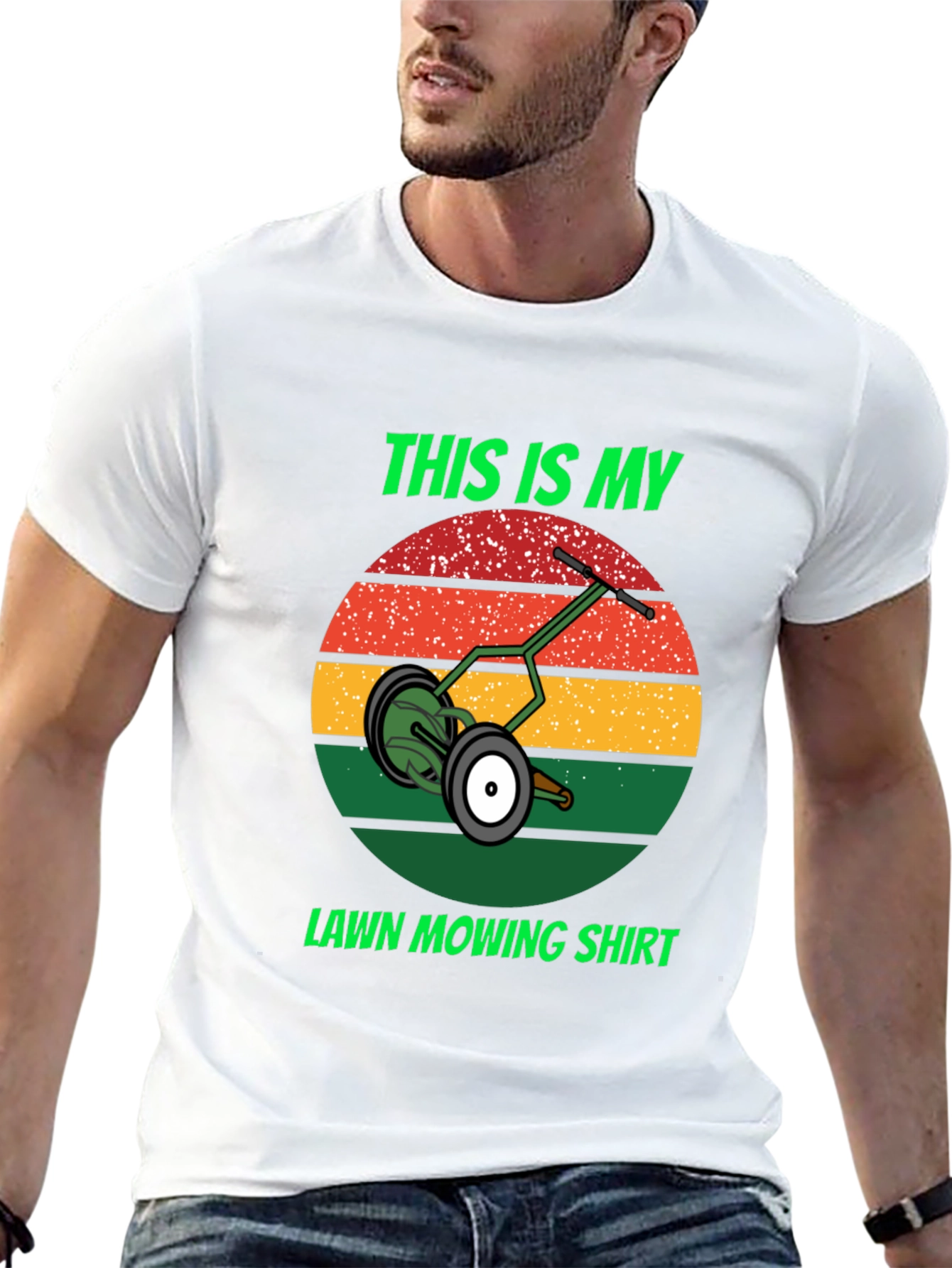 This Is My Lawn Mowing Shirt - Graphic Tee