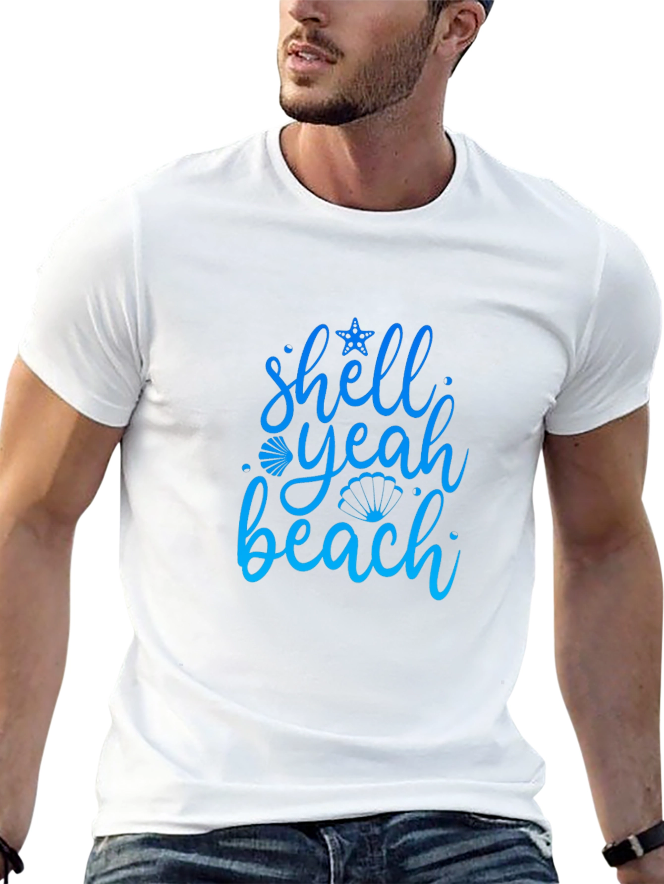 Shell Yeah Beach T-Shirt - Summer Vacation Apparel
