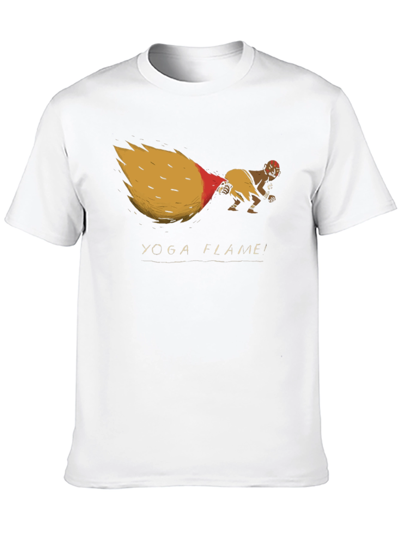 Yoga Flame Graphic Tee - Street Fighter Inspired