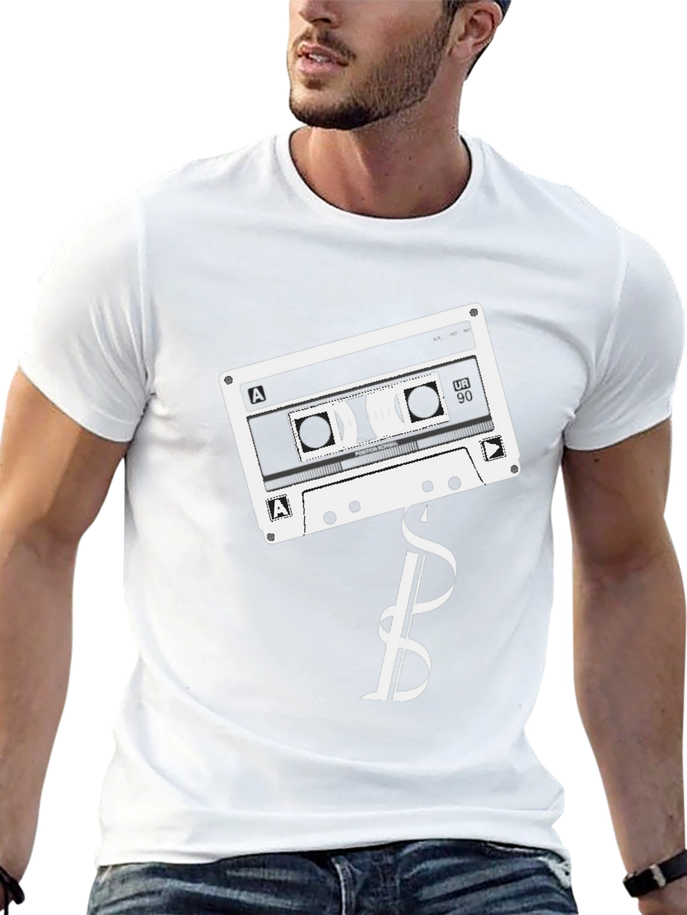 Retro Cassette Tape Graphic T-Shirt - Classic Music Tee
