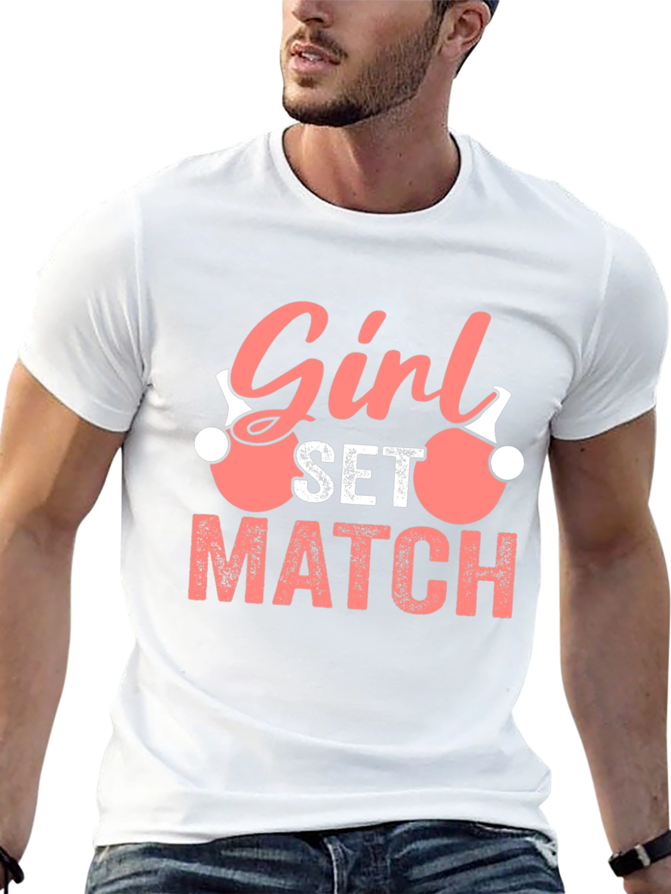 Girl Set Match T-Shirt - Ping Pong Volleyball Tee