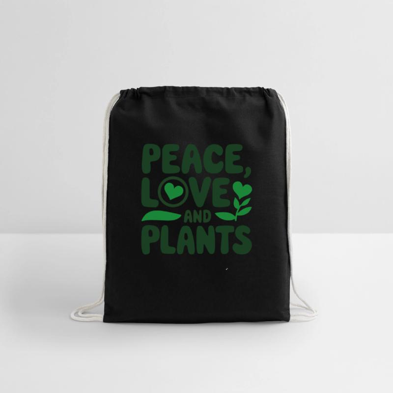 Peace Love & Plants - Funny Garden Gift Idea