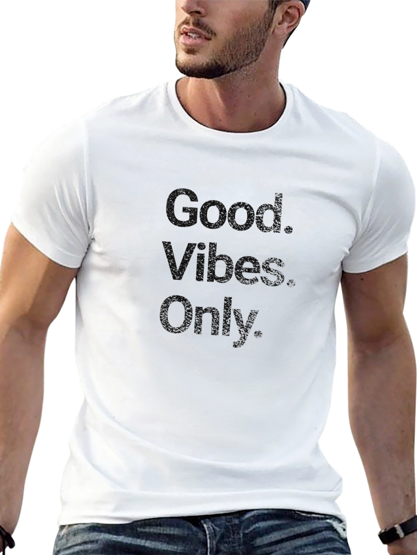 Good Vibes Only Graphic Tee - Black