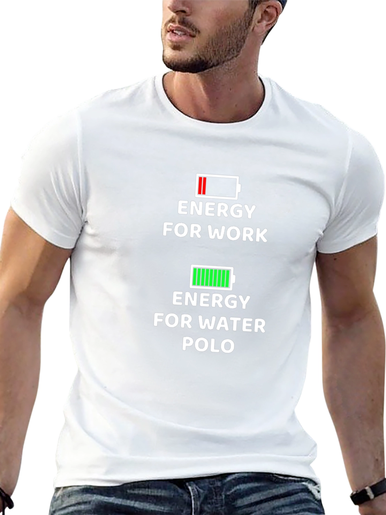 Energy for Water Polo T-Shirt - Black