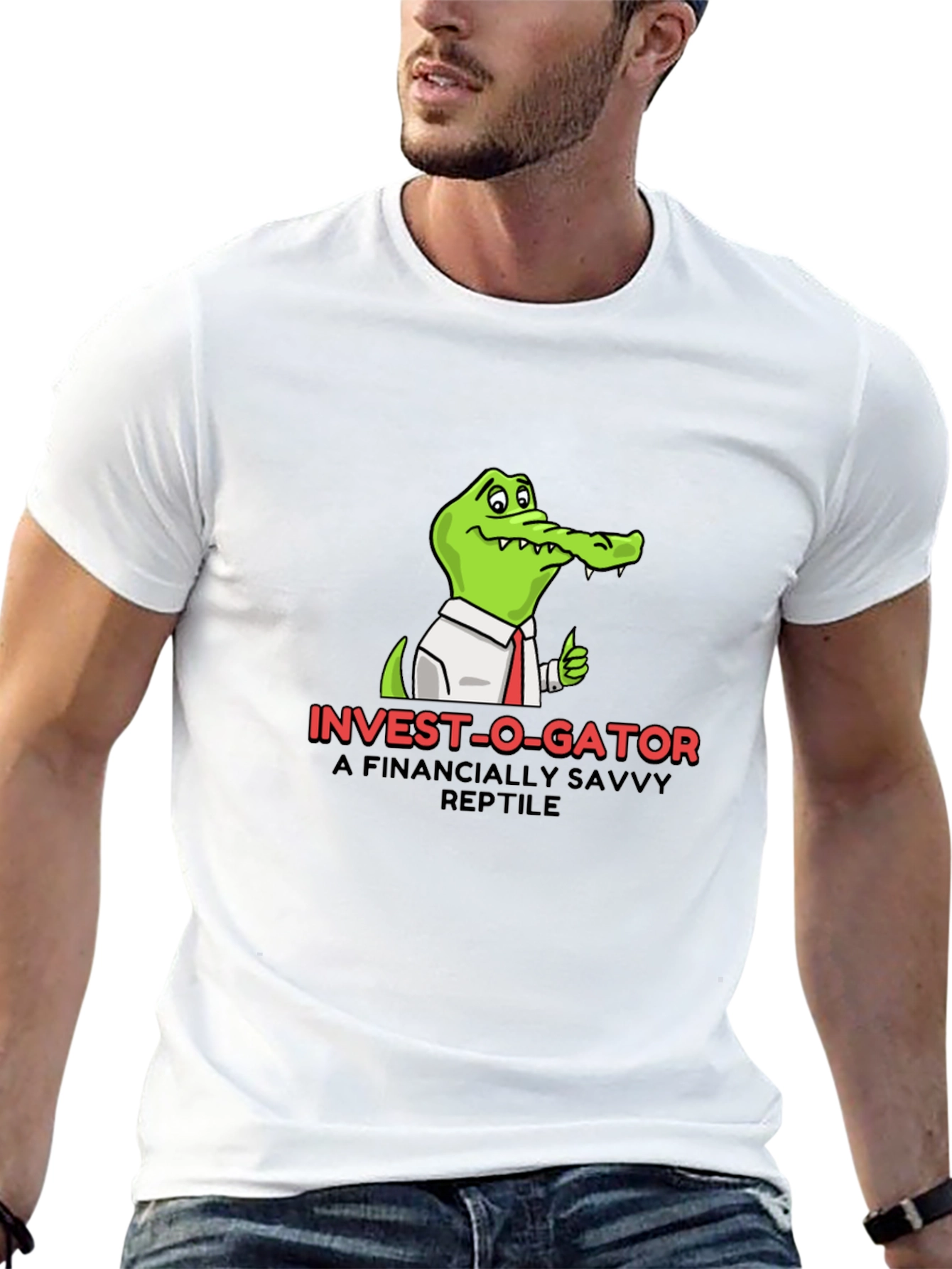Invest-O-Gator T-Shirt - A Financially Savvy Reptile