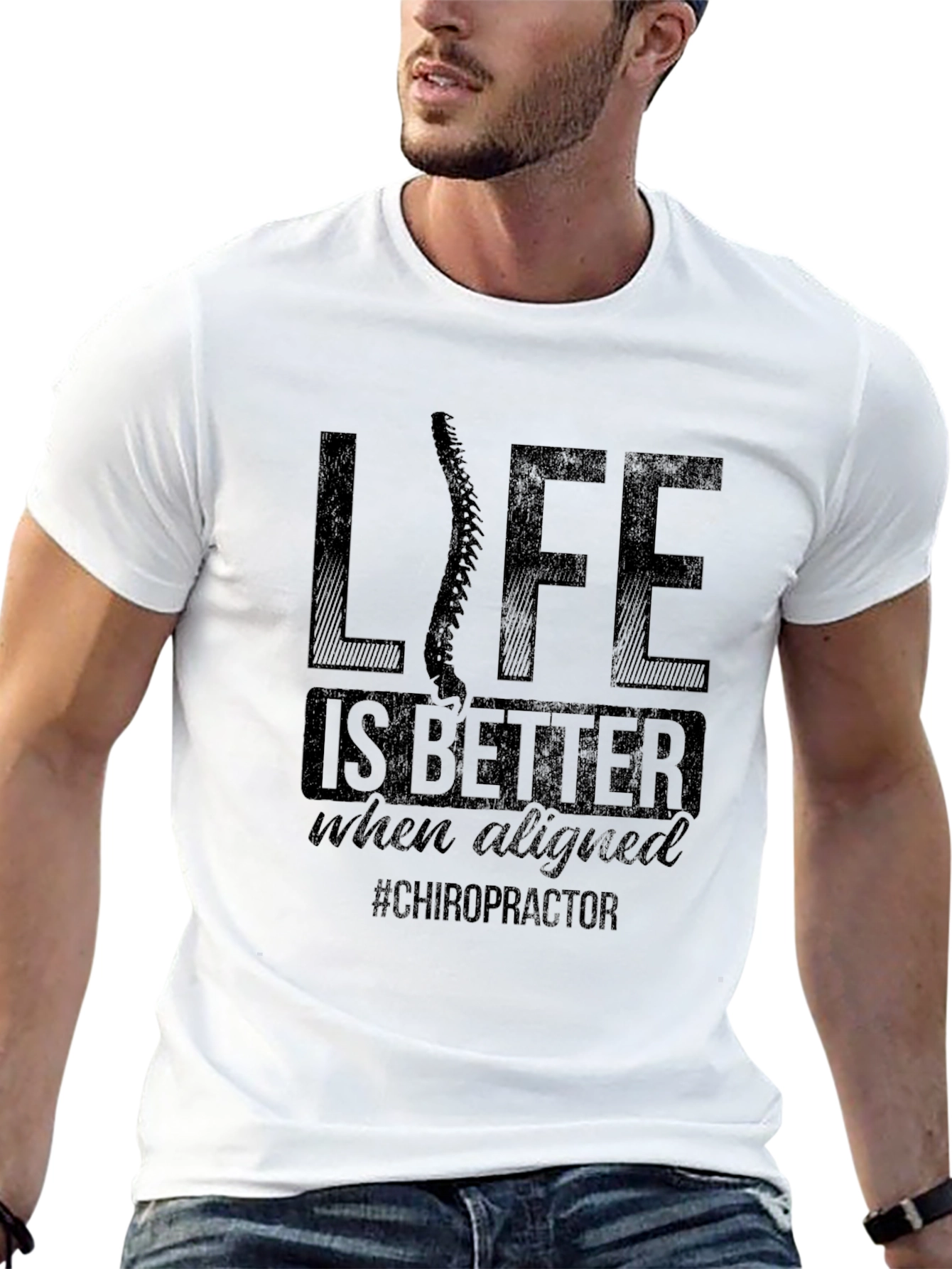 Life is Better Aligned T-Shirt