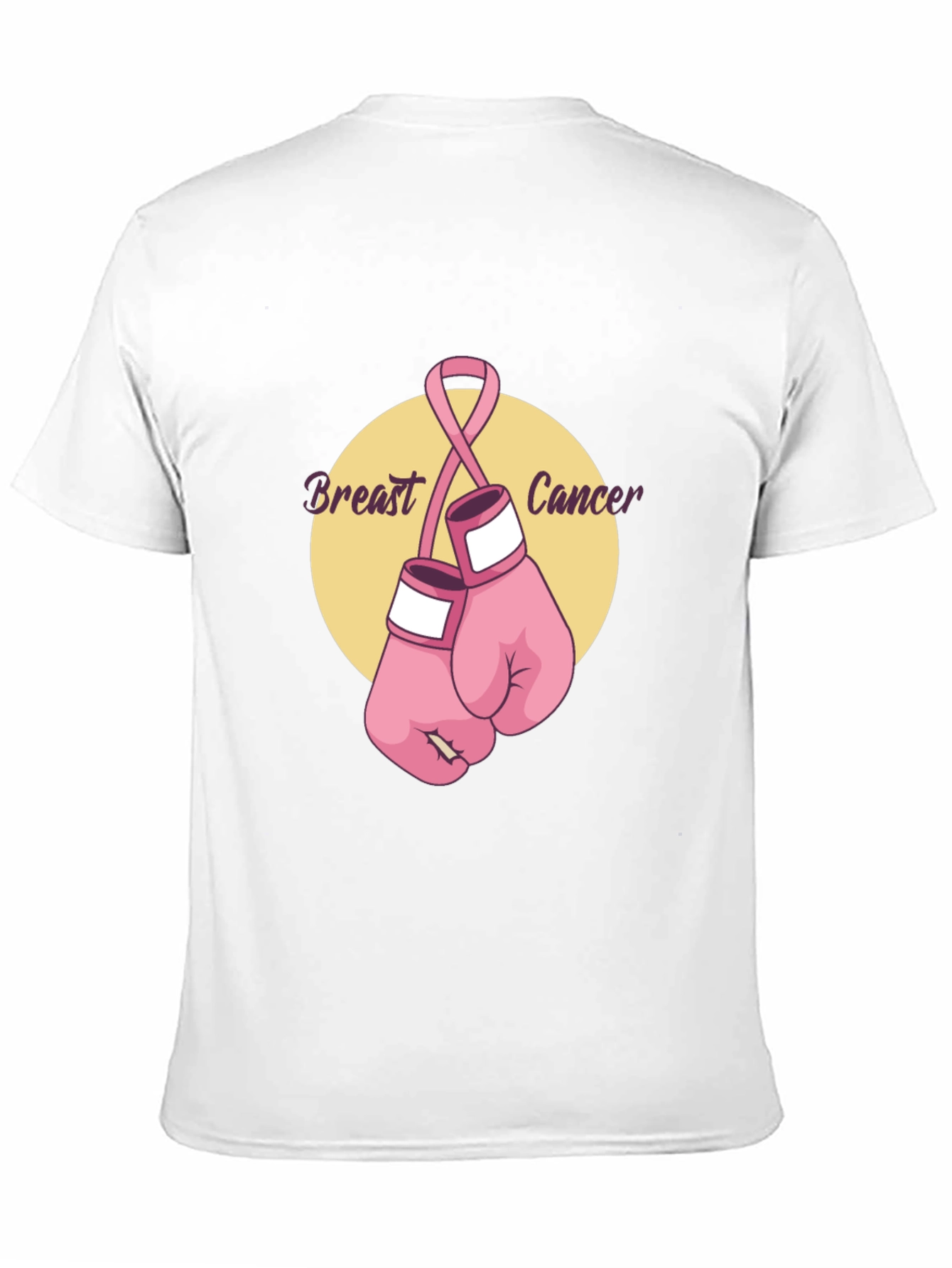 Breast Cancer Awareness Boxing Gloves T-Shirt