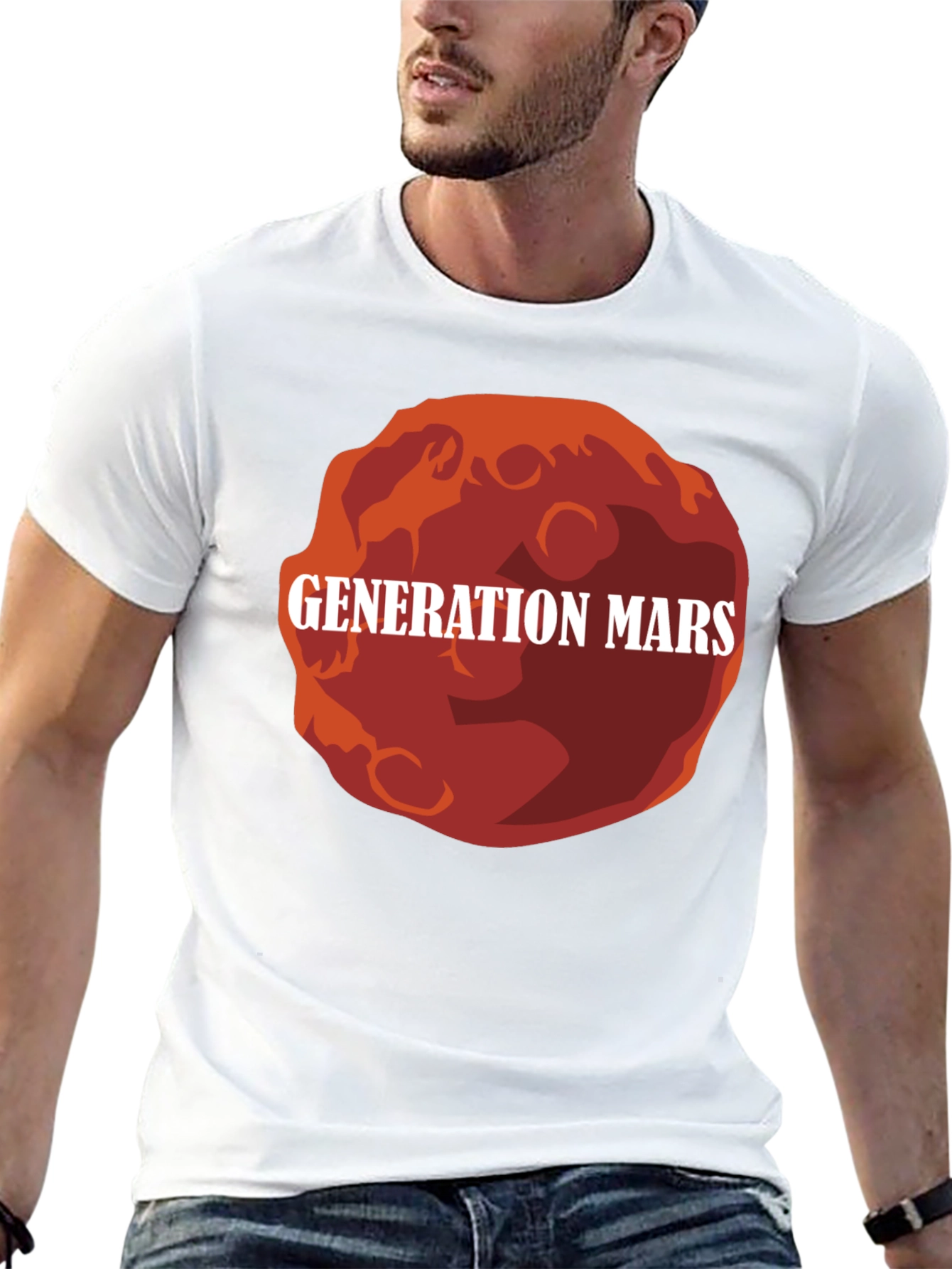 Generation Mars Graphic T-Shirt - Bold Space Tee
