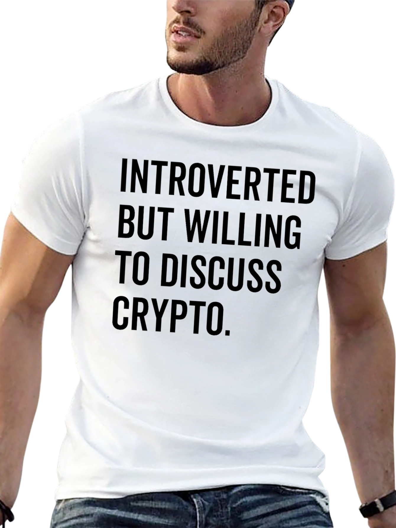 Introverted Crypto Black T-Shirt