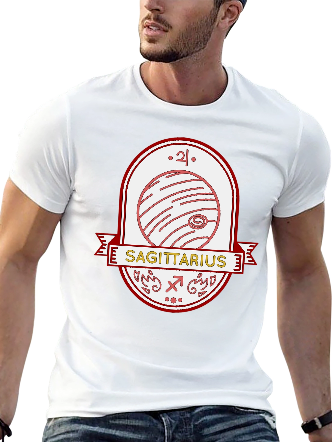 Sagittarius Zodiac Graphic T-Shirt Astrology Tee