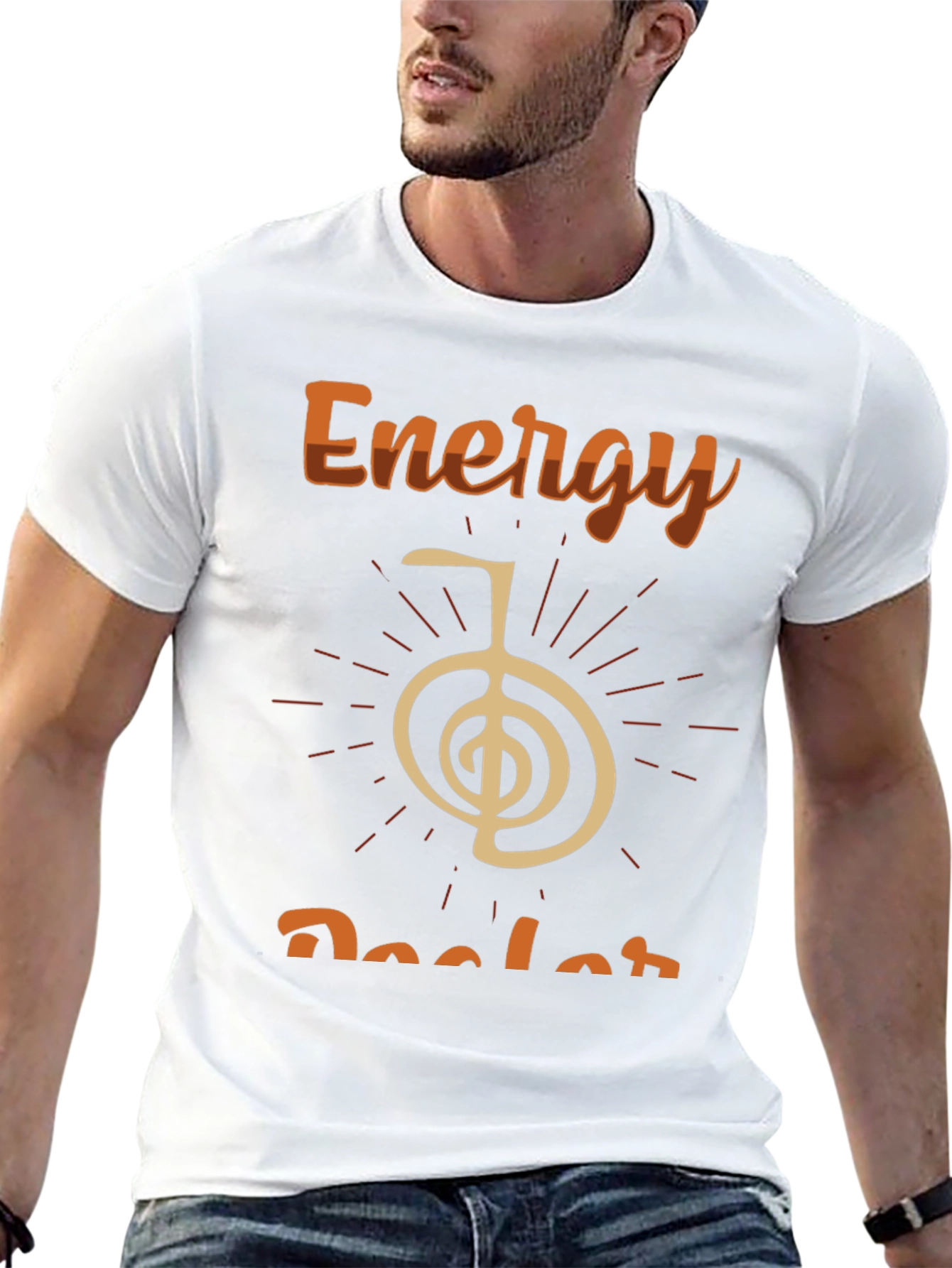 Energy Healer Black Graphic Tee