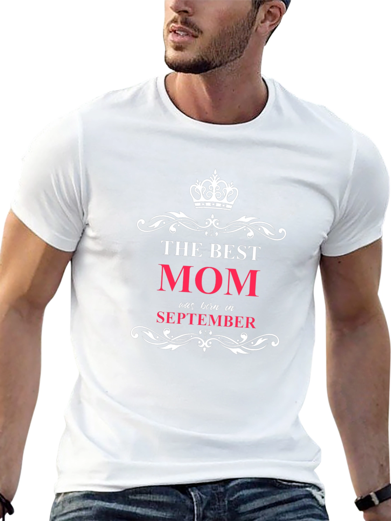 Best Mom September Birthday Black T-Shirt