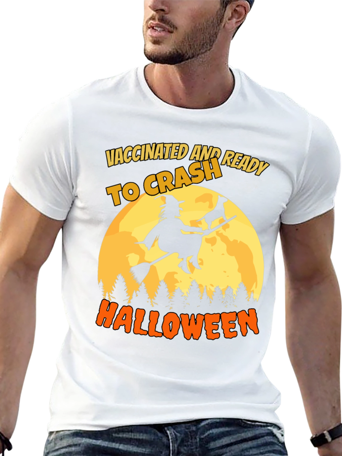 Vaccinated and Ready to Crash Halloween T-Shirt