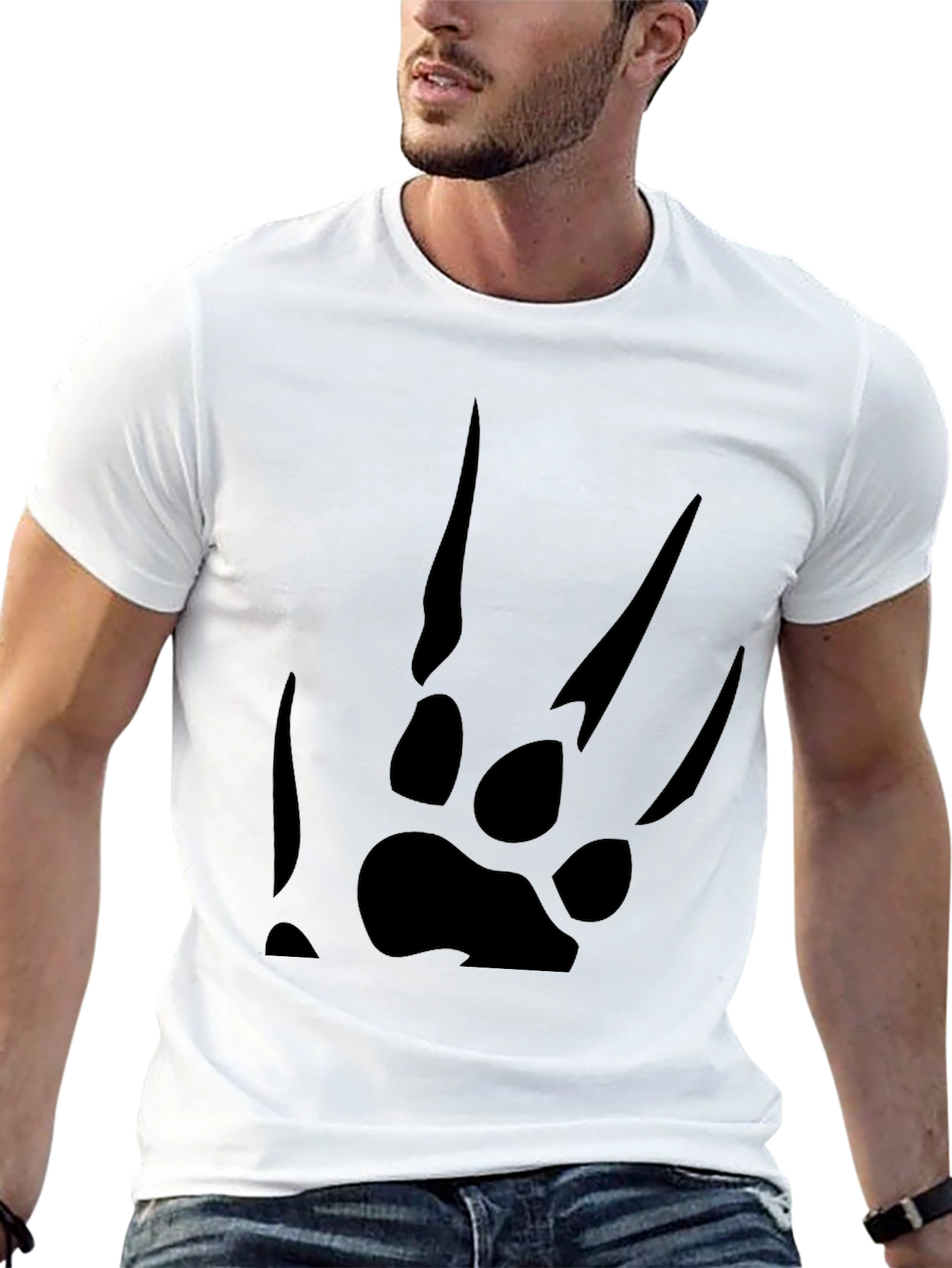 Black Claw Mark T-Shirt - Graphic Tee