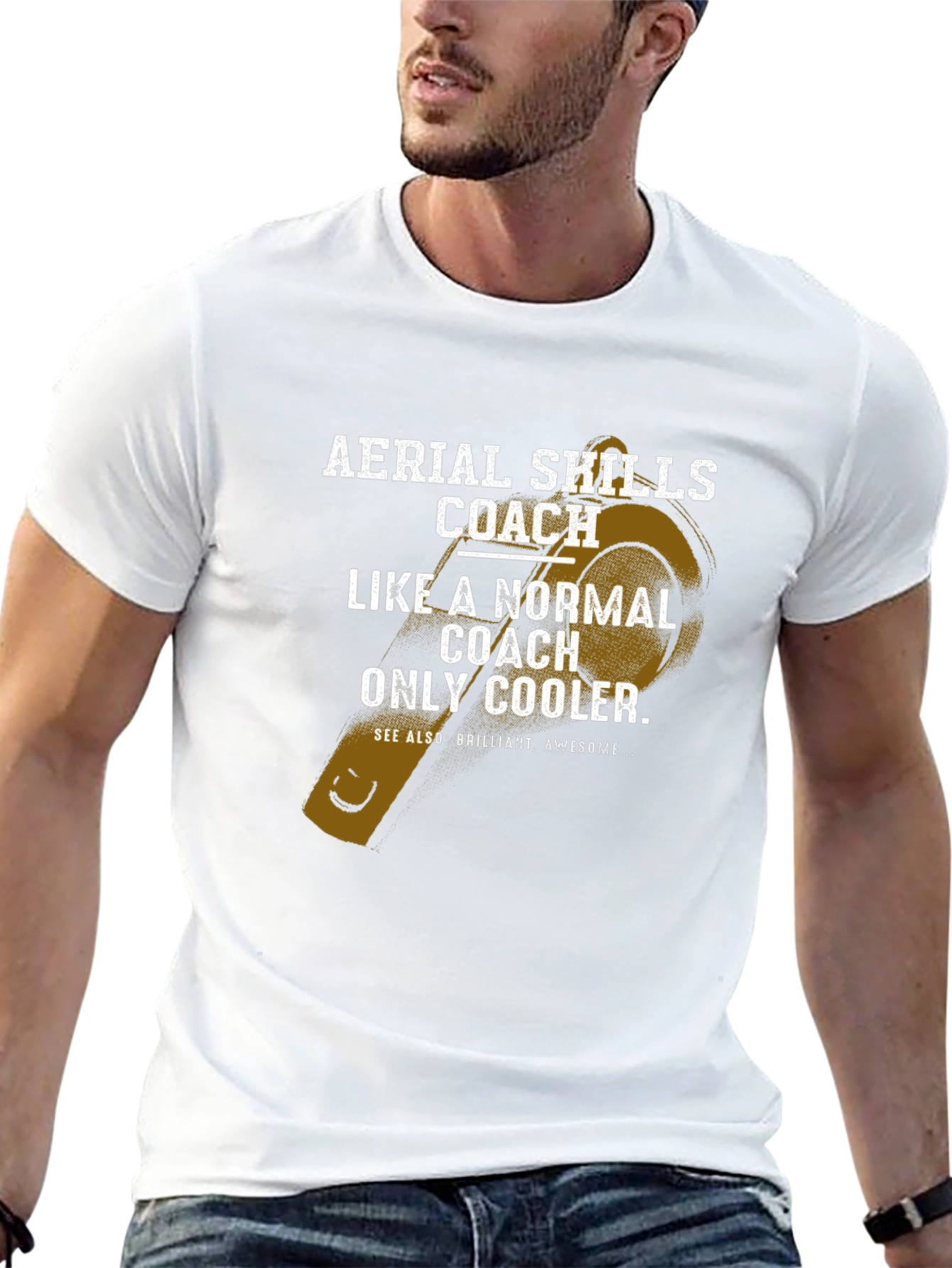 Aerial Skills Coach T-Shirt - Cool Coaching Apparel