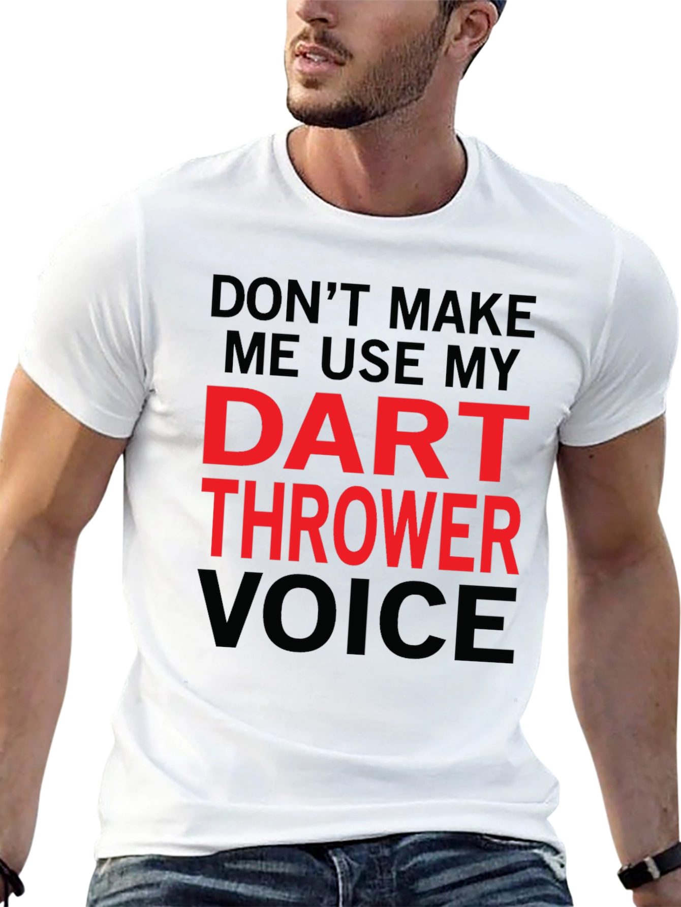 Dart Thrower Voice Funny T-Shirt