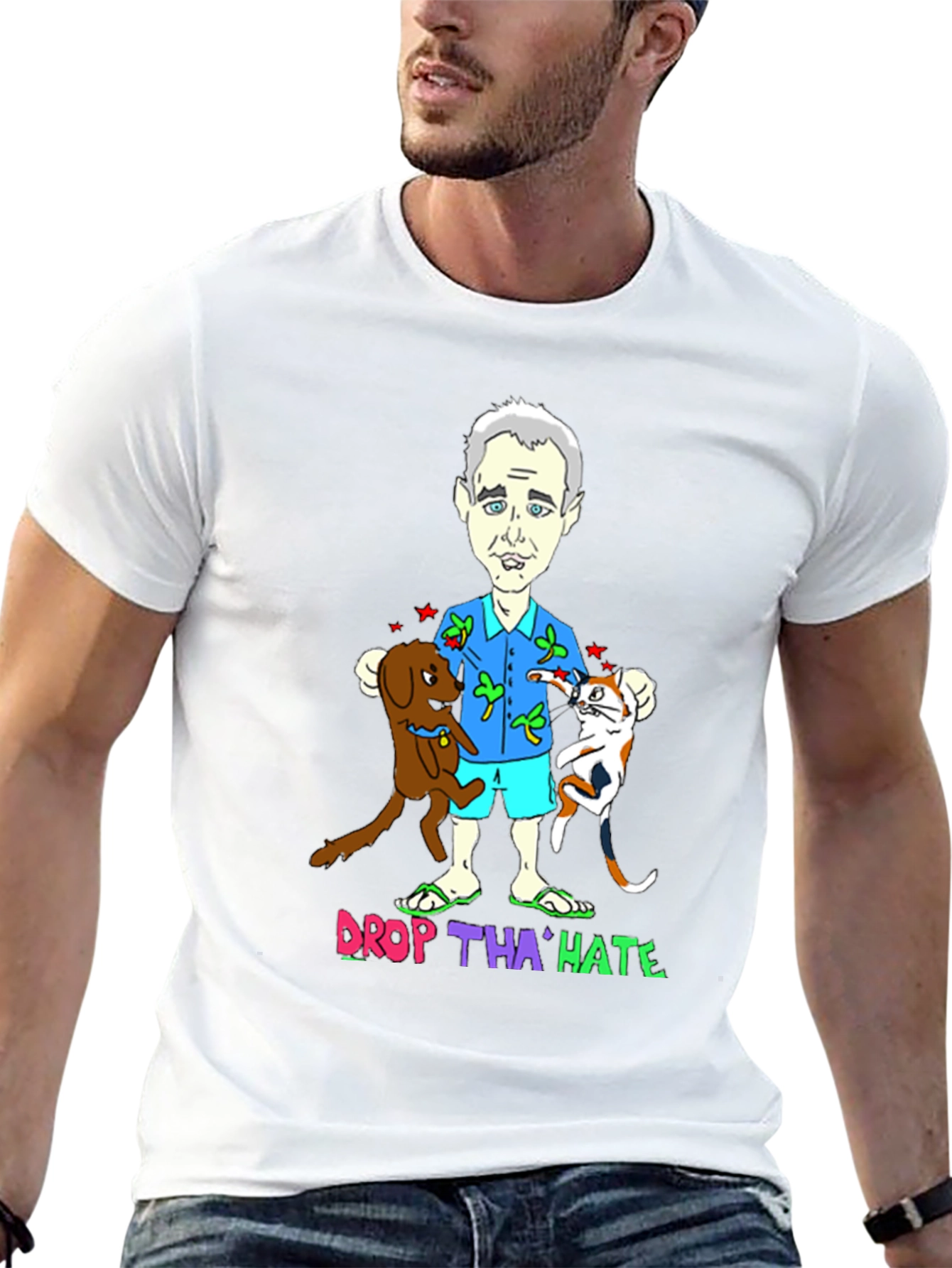 Drop Tha Hate Graphic T-Shirt
