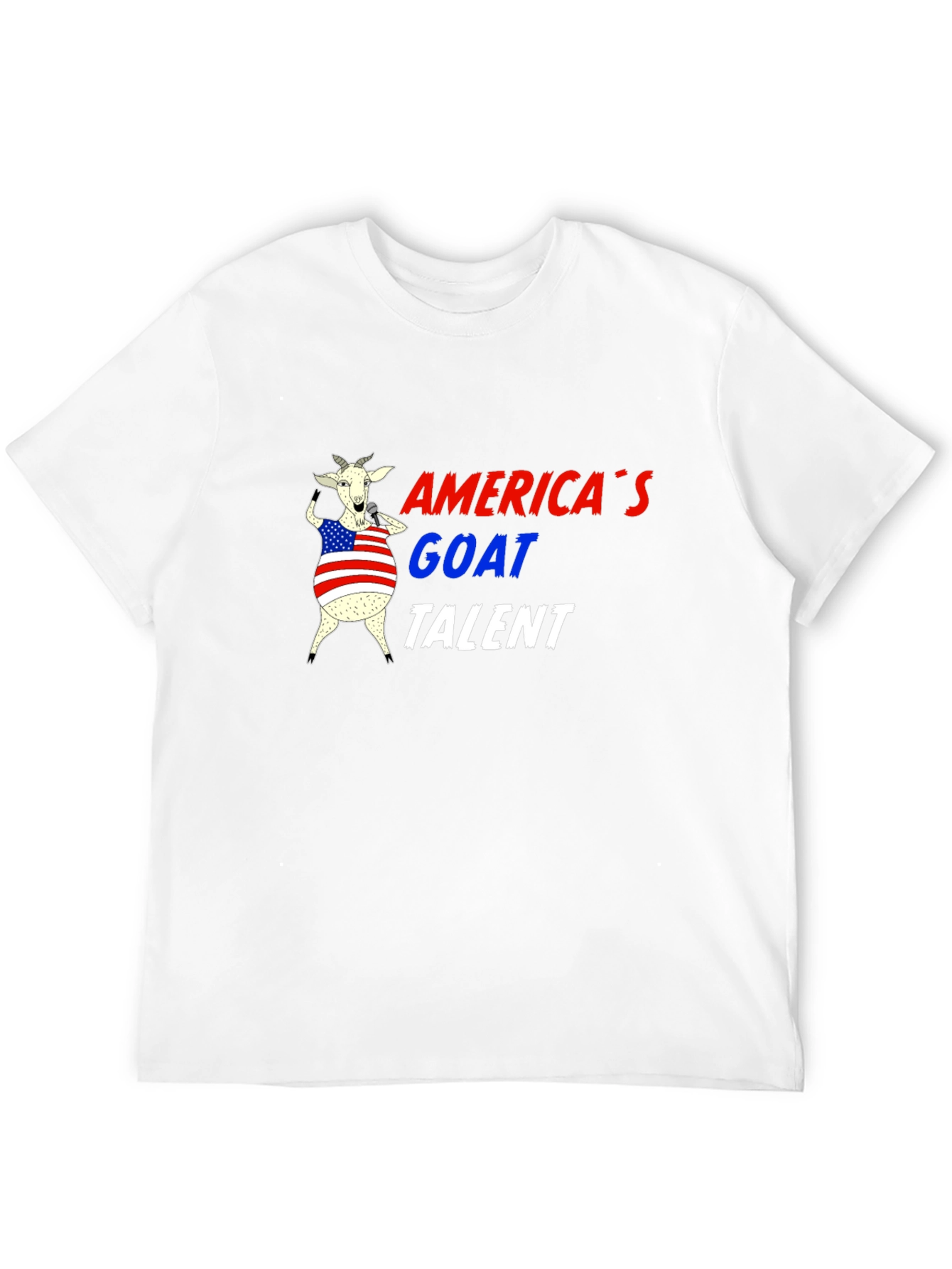 Americas Goat Talent Tee - Black Graphic T-Shirt