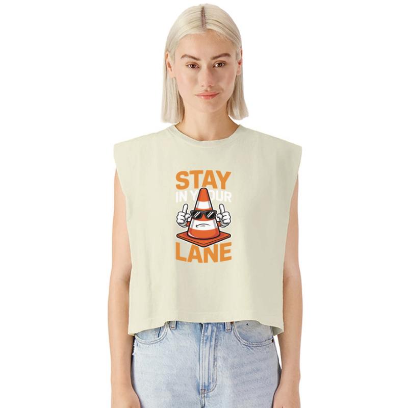 Stay In Your Lane Traffic Cone Humor