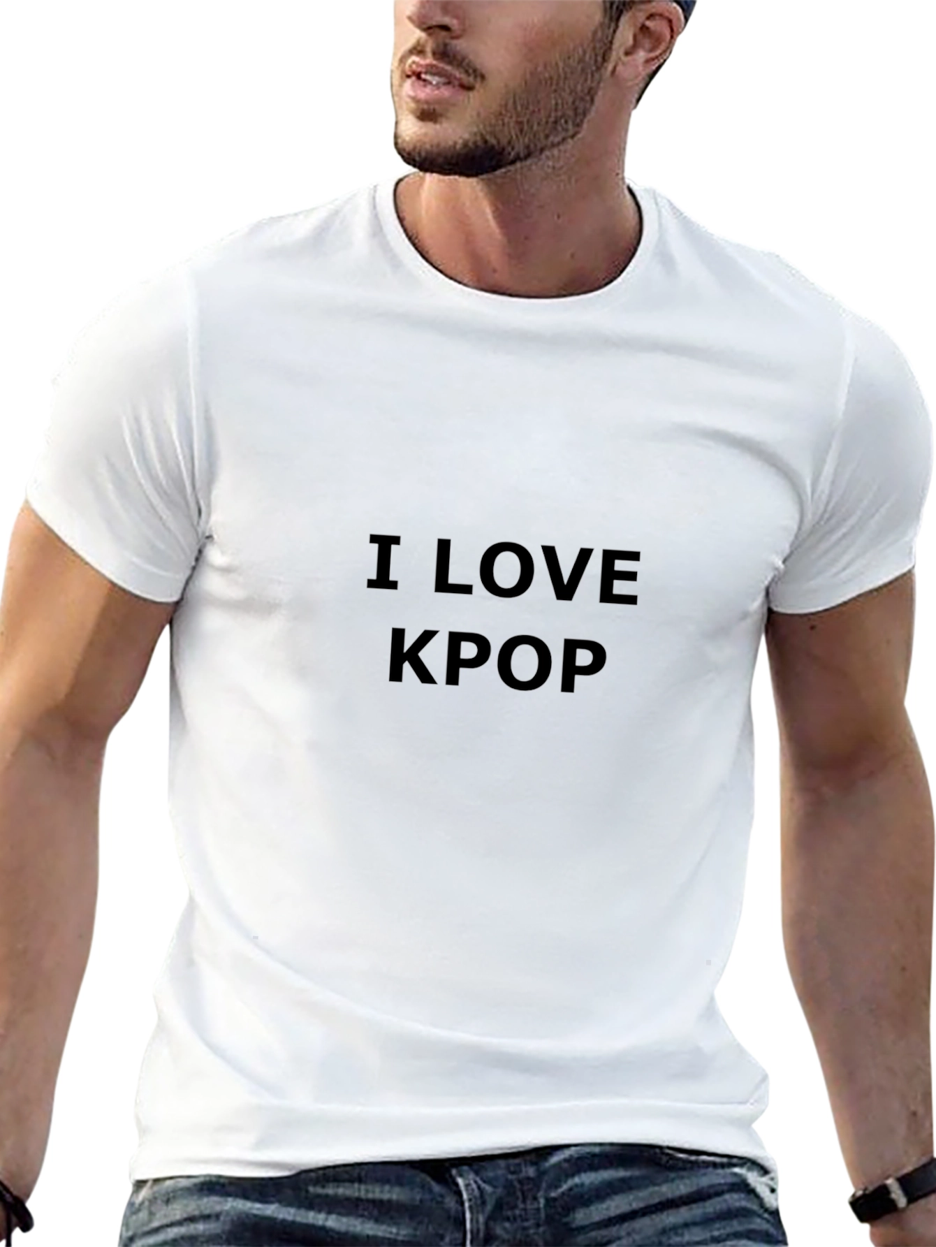 I Love KPOP Black T-Shirt