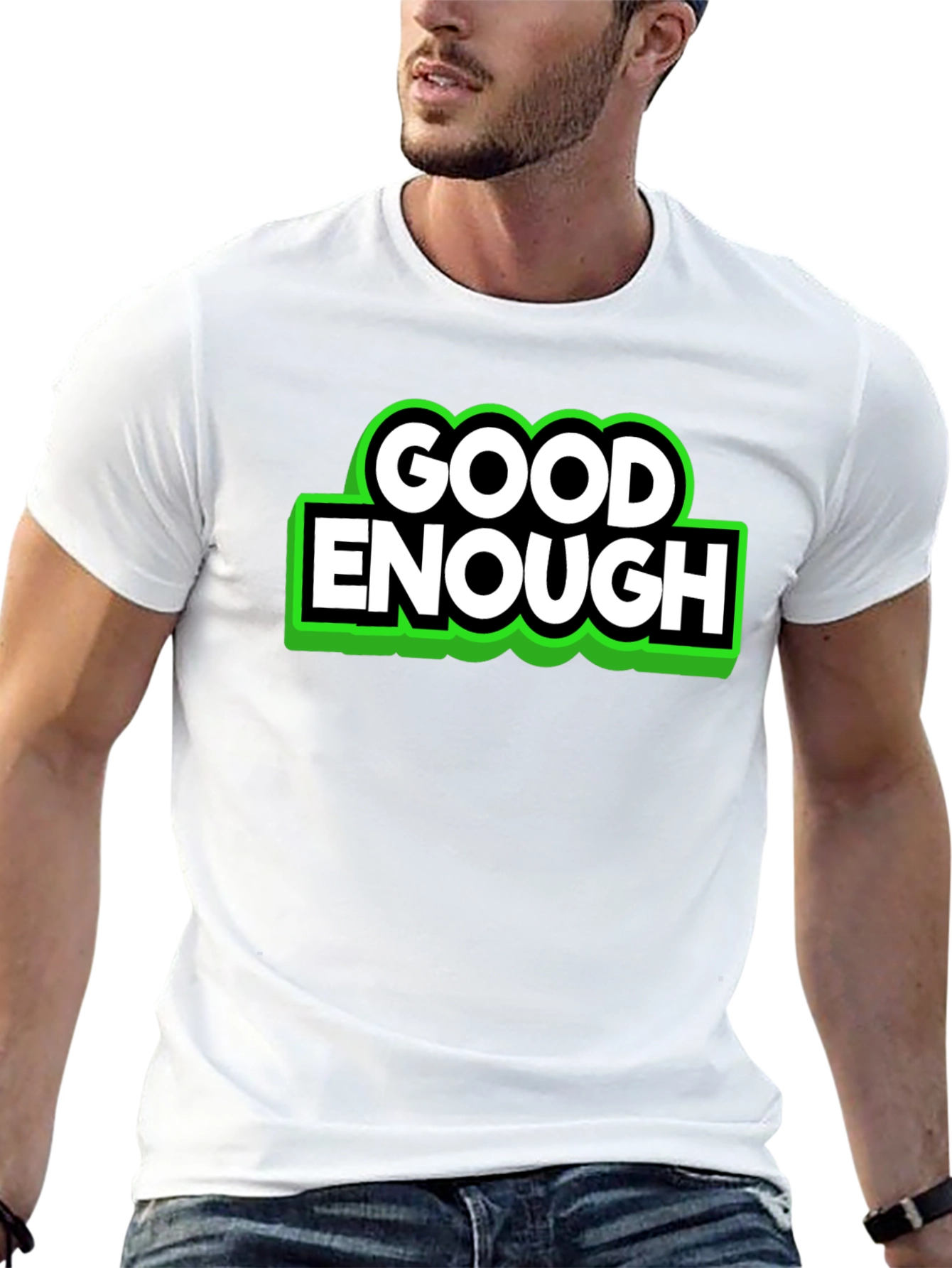 Good Enough Graphic T-Shirt - Black