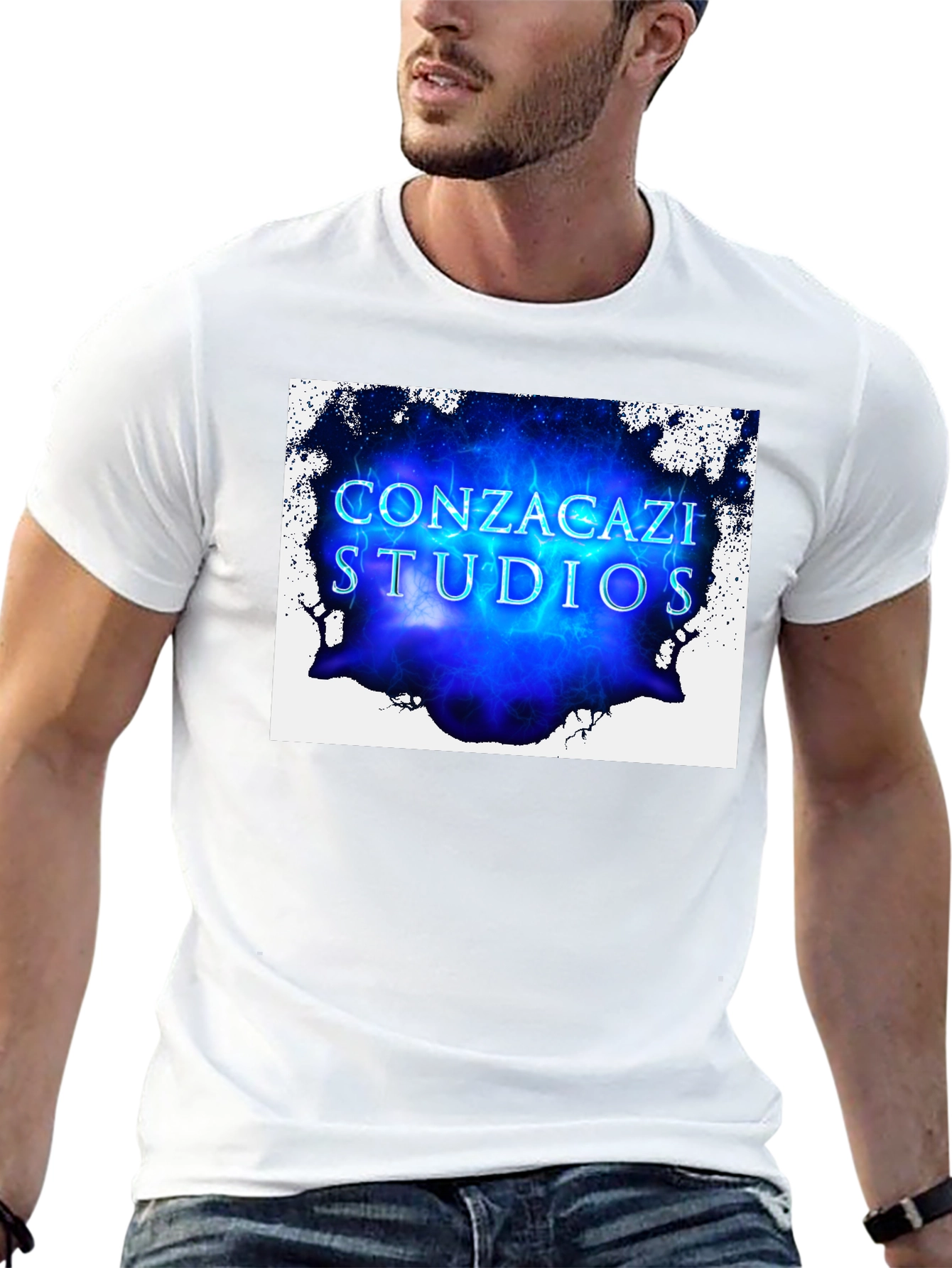 Conzacazi Studios Black Graphic T-Shirt