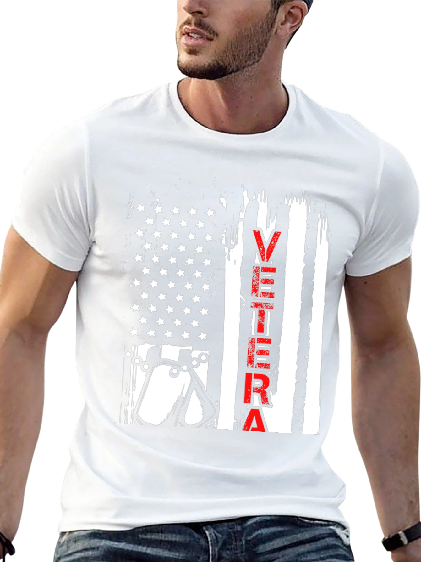 Veteran Flag Graphic T-Shirt