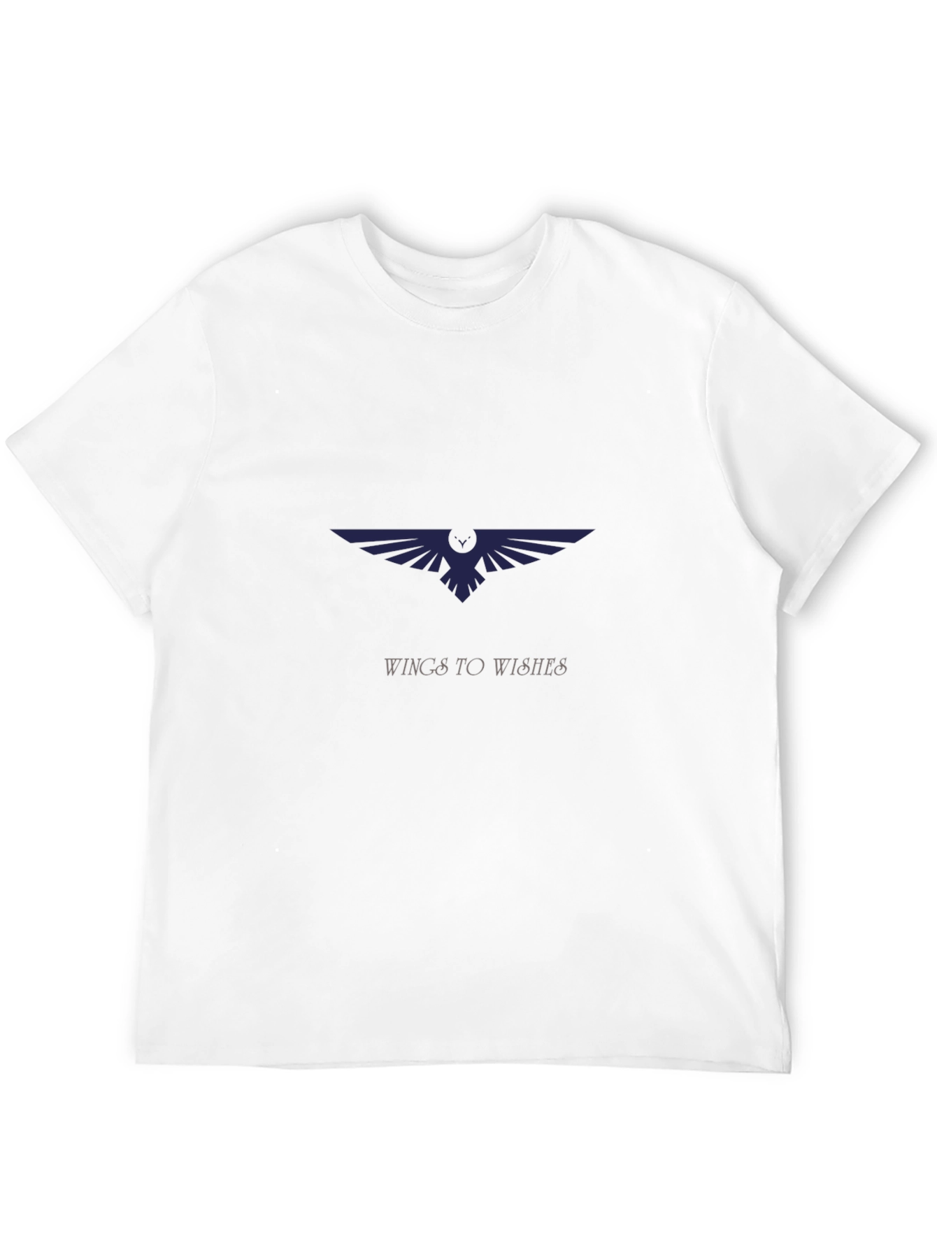 Wings to Wishes Black Graphic Tee