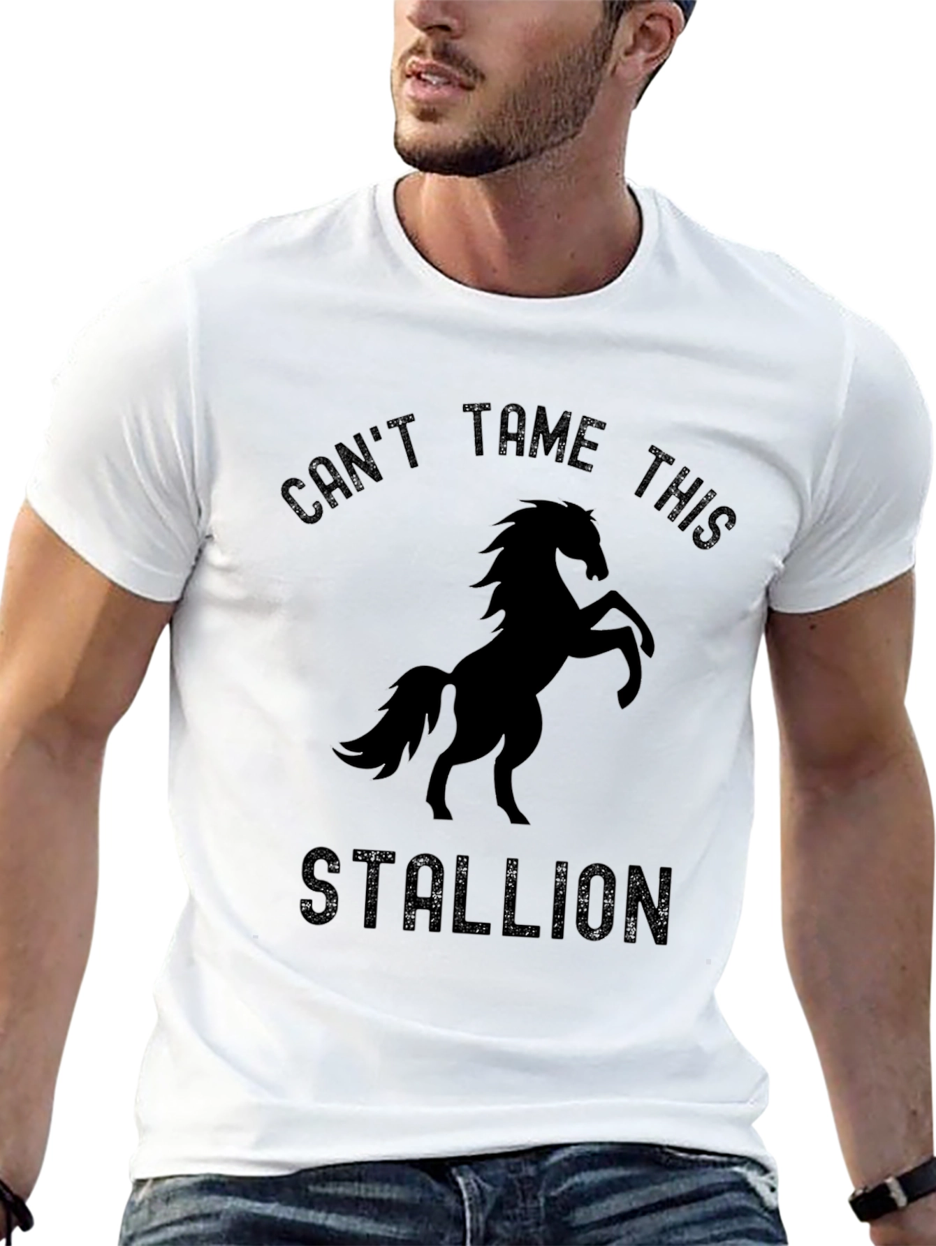 Cant Tame This Stallion Graphic T-Shirt