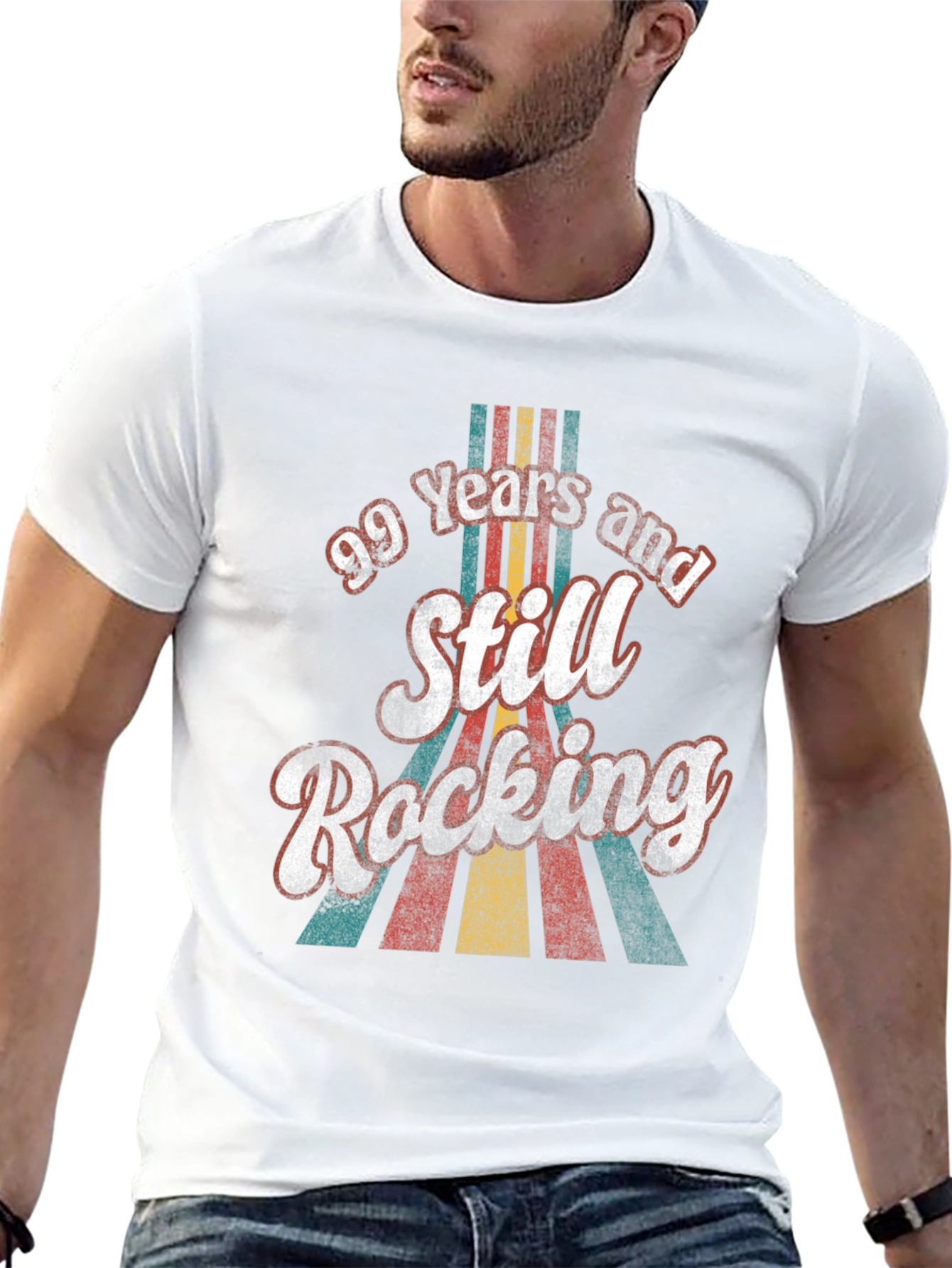 99 Years Still Rocking Retro Birthday T-Shirt