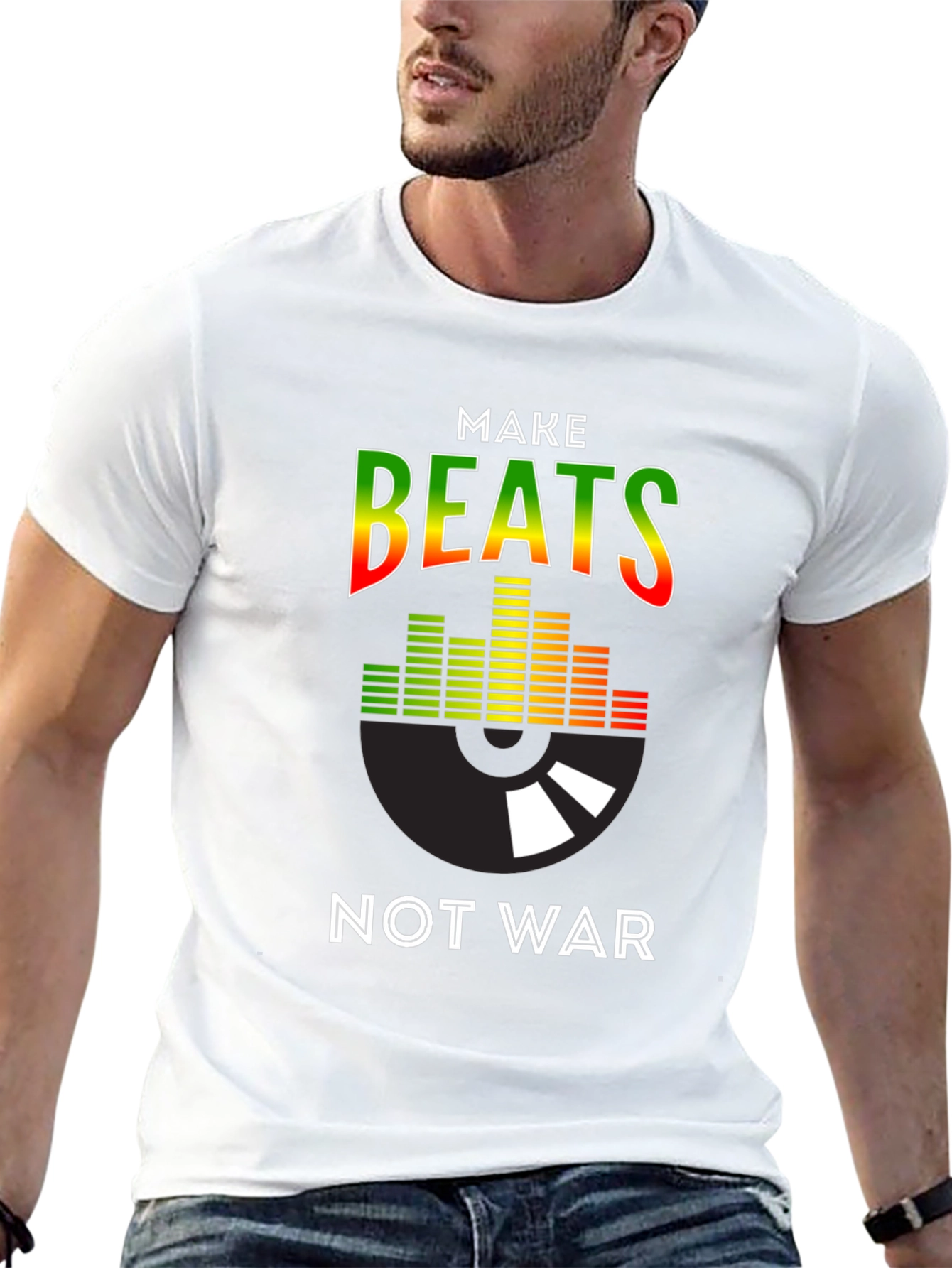 Make Beats Not War Graphic T-Shirt