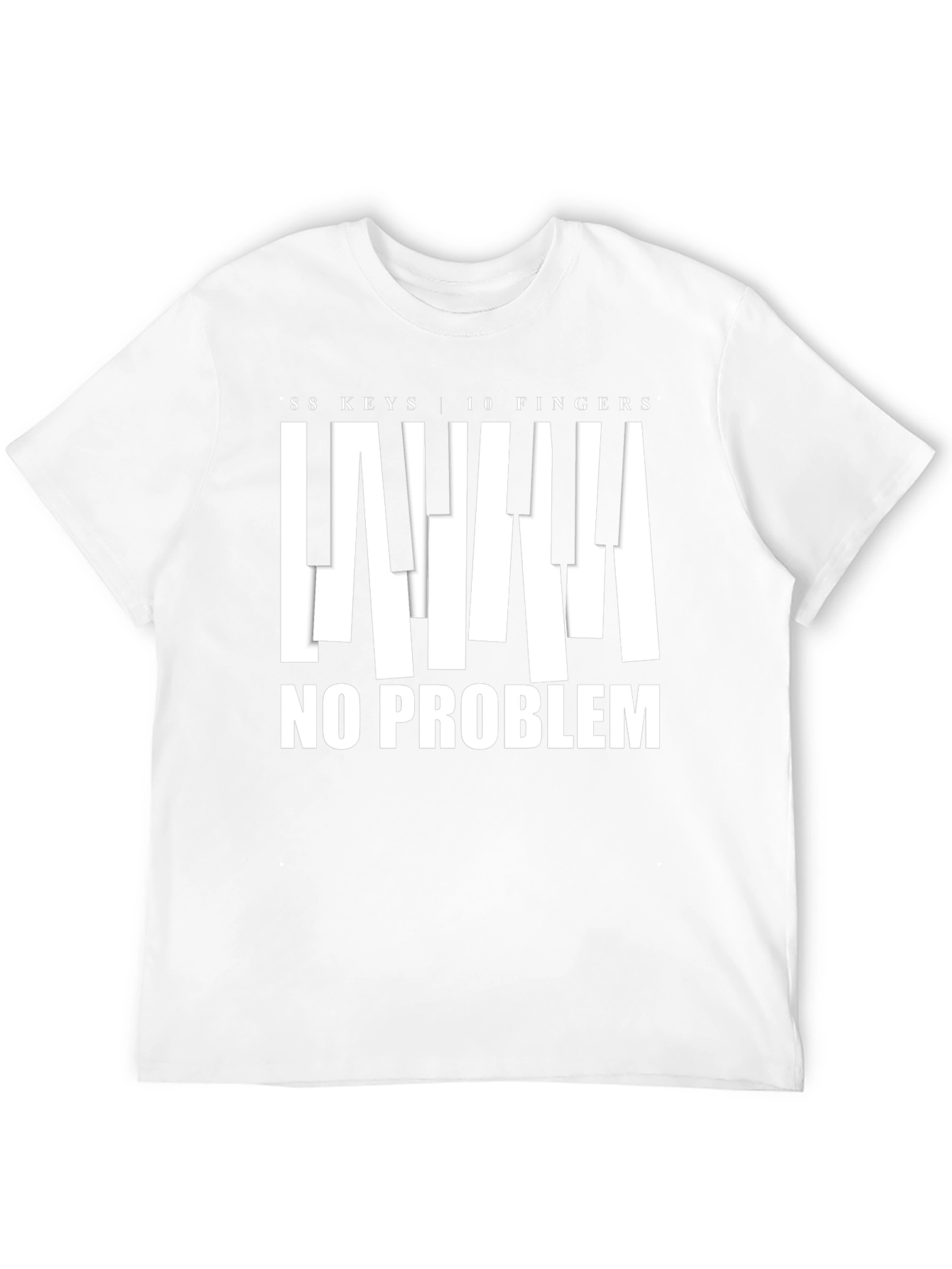 88 Keys 10 Fingers No Problem Graphic Tee