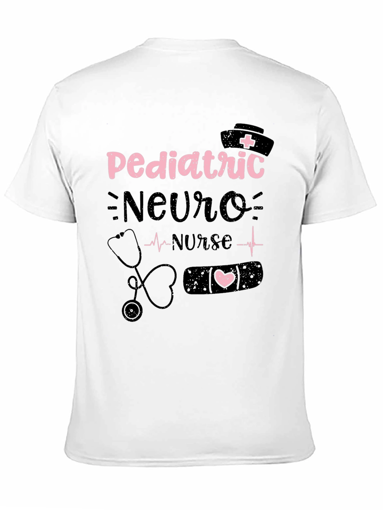 Pediatric Neuro Nurse Graphic Tee - Black