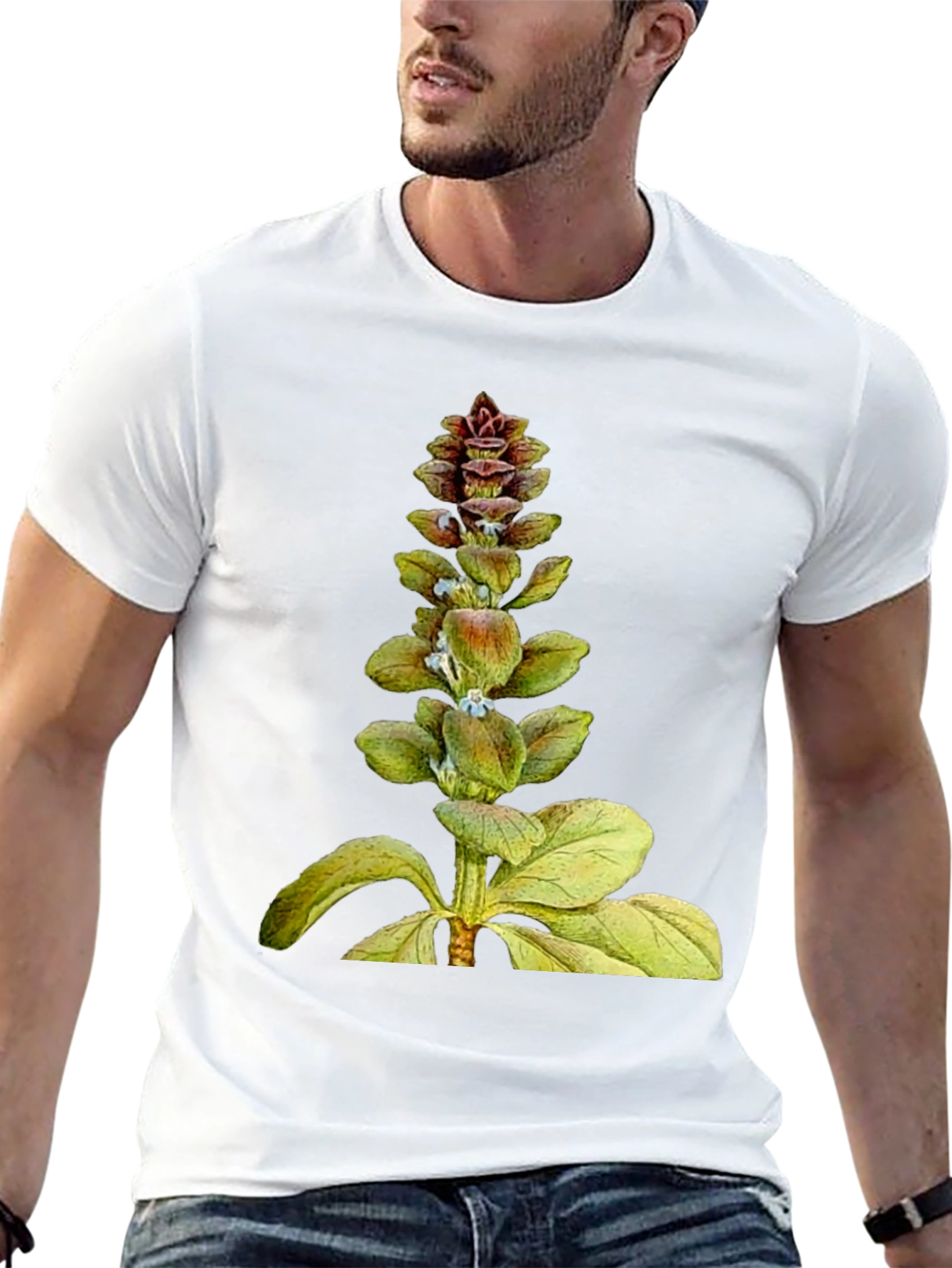 Botanical Plant Graphic T-Shirt