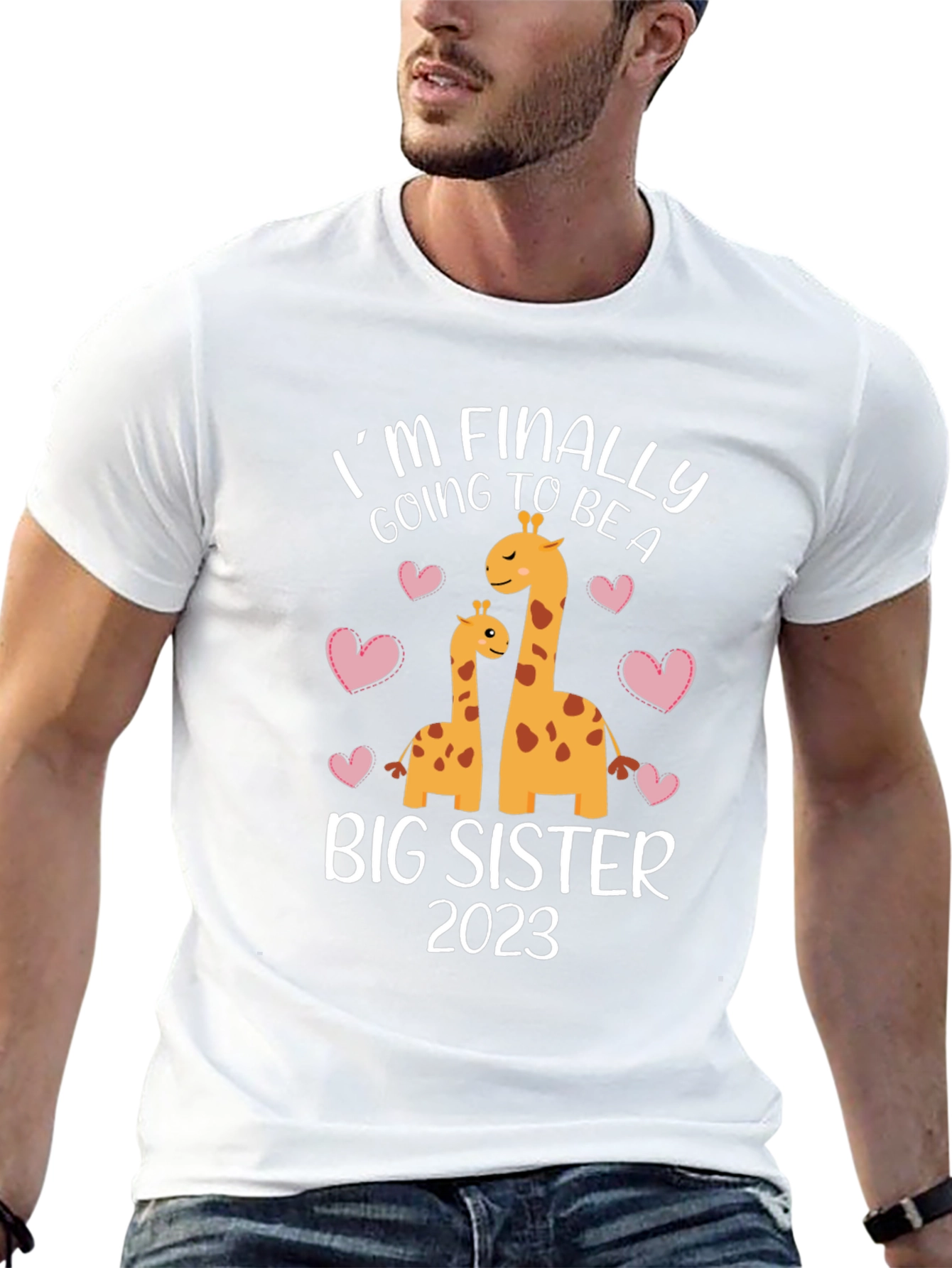 Big Sister 2023 Giraffe T-Shirt