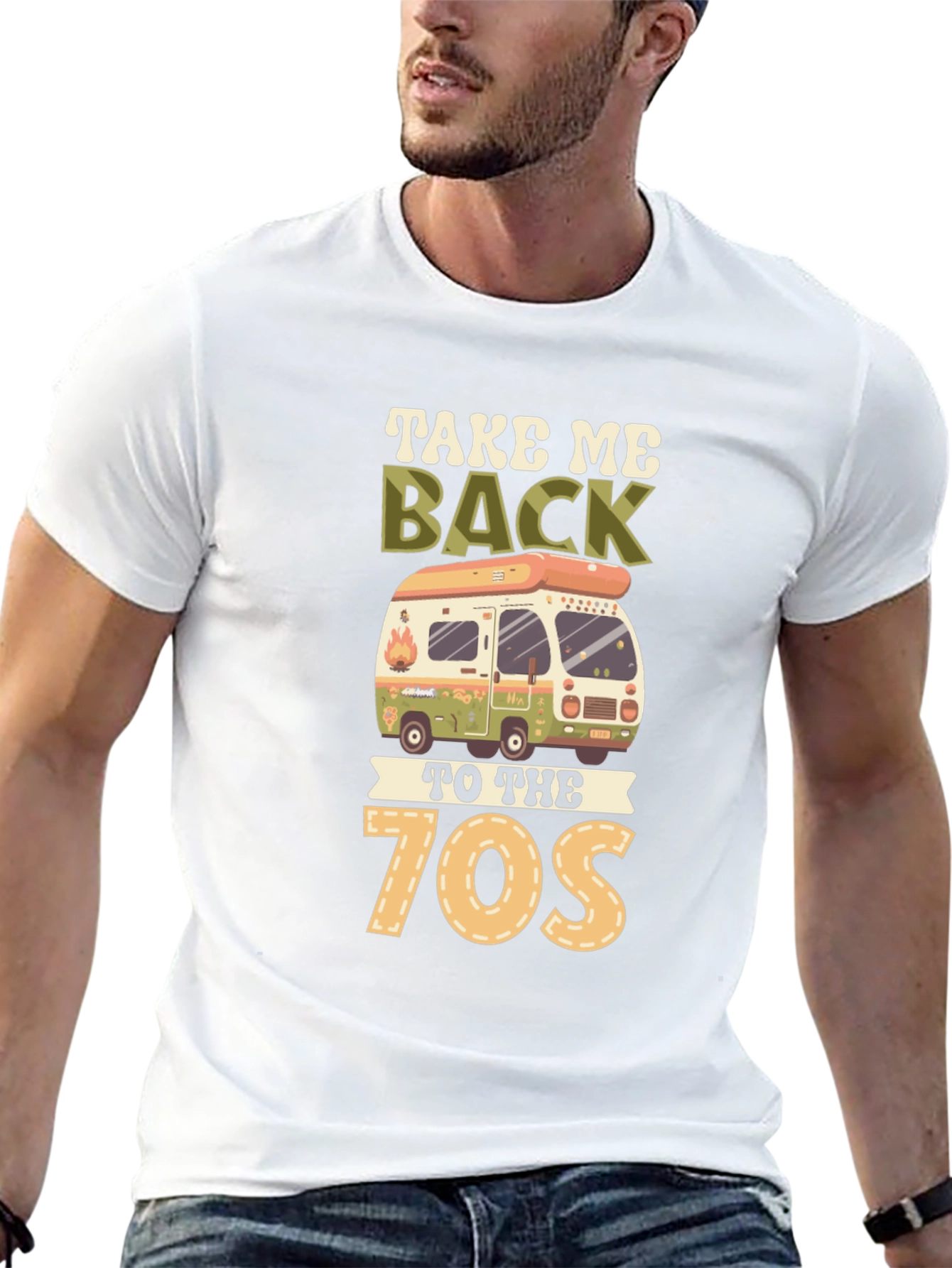Retro 70s Camping T-Shirt - Take Me Back