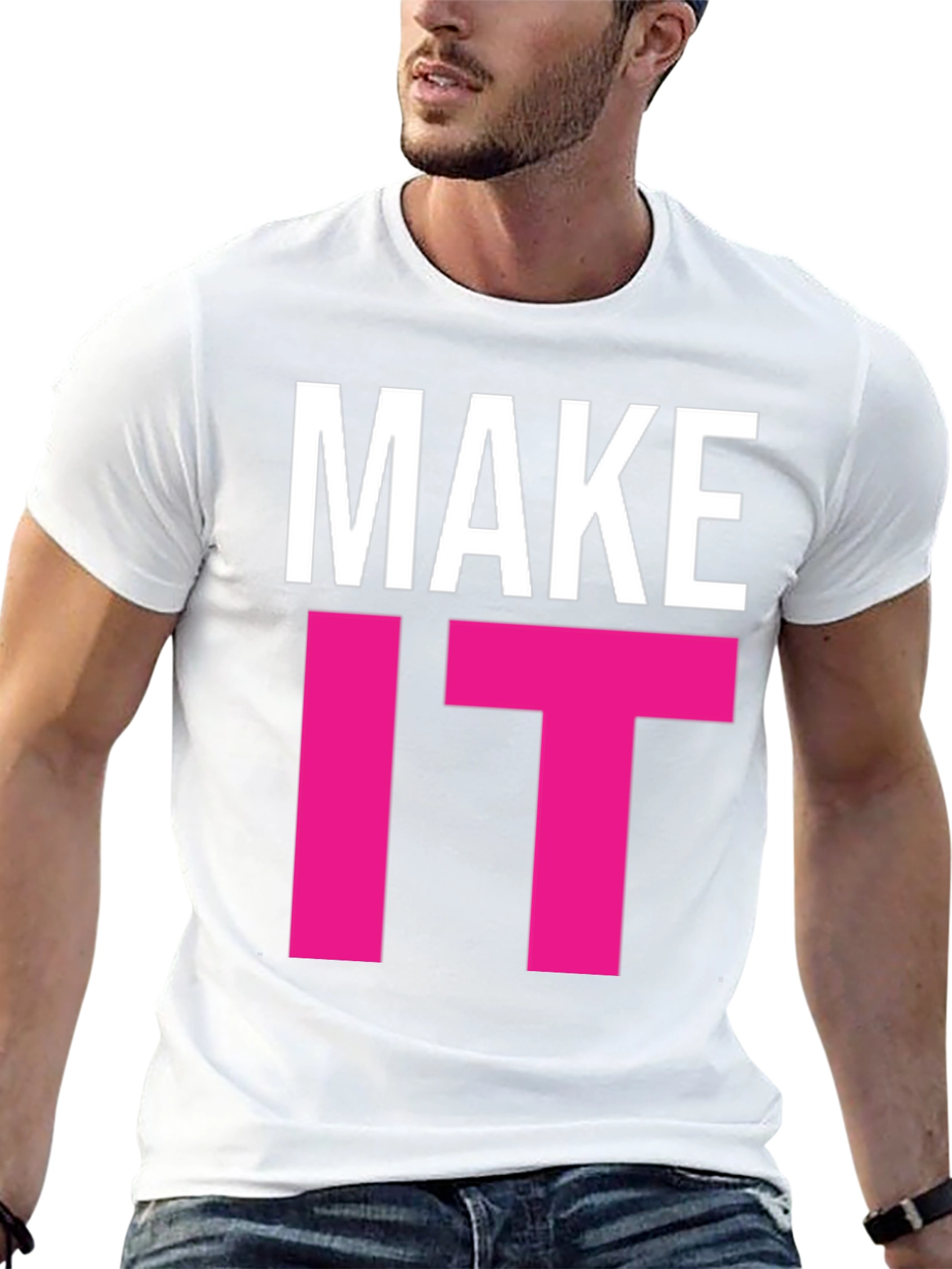 Make It Happen Graphic Tee - Bold Statement T-Shirt