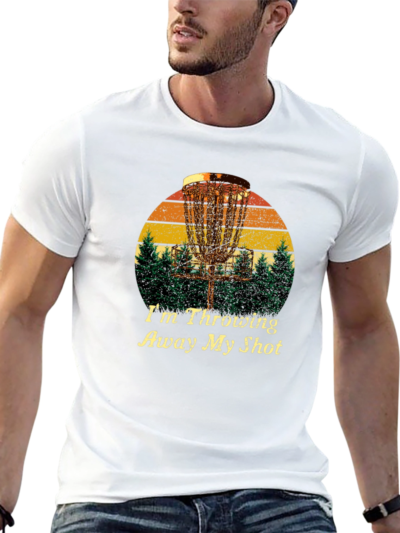 Disc Golf T-Shirt: Im Throwing Away My Shot