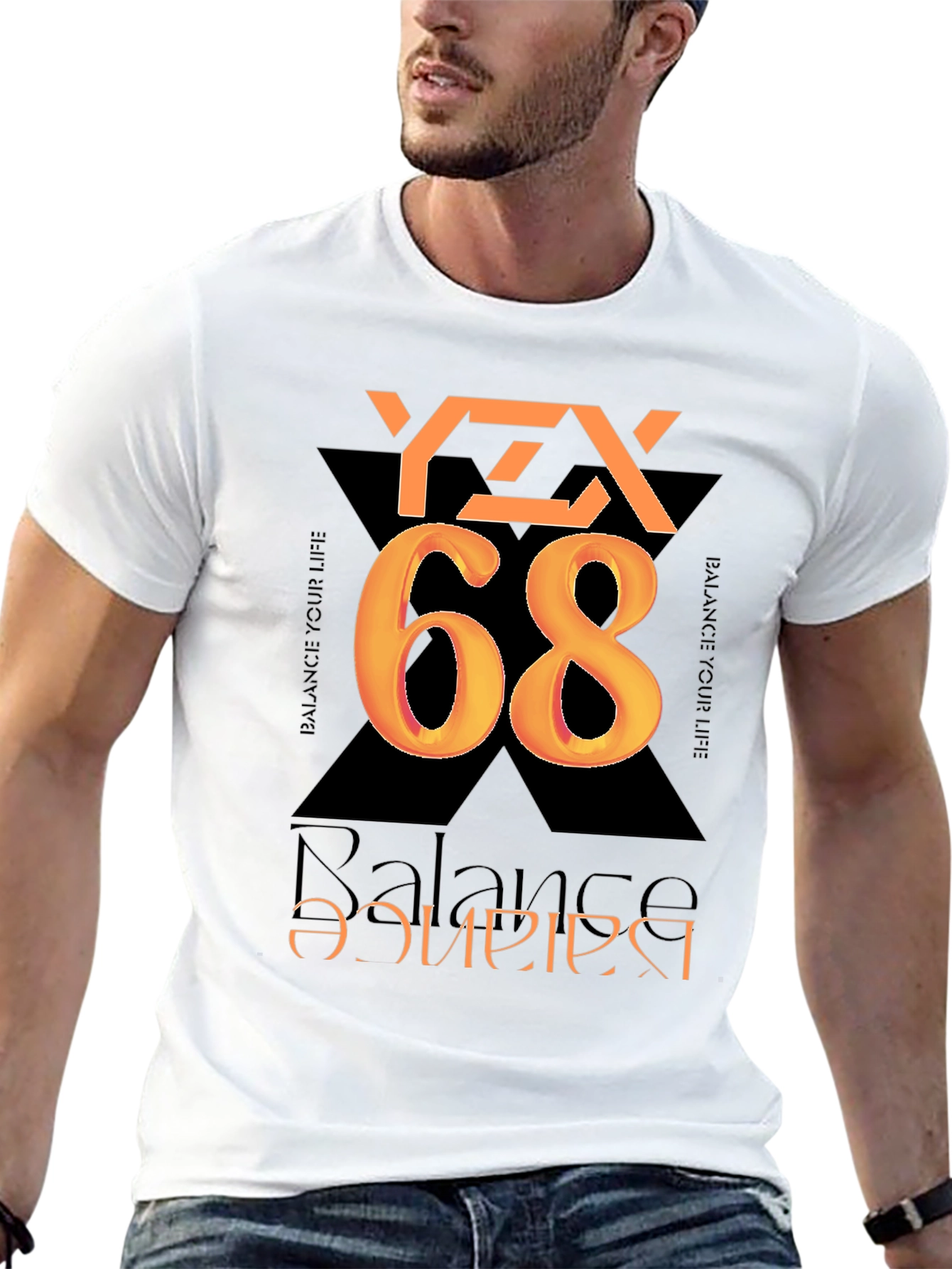 YEX 68 Balance Your Life Graphic Tee