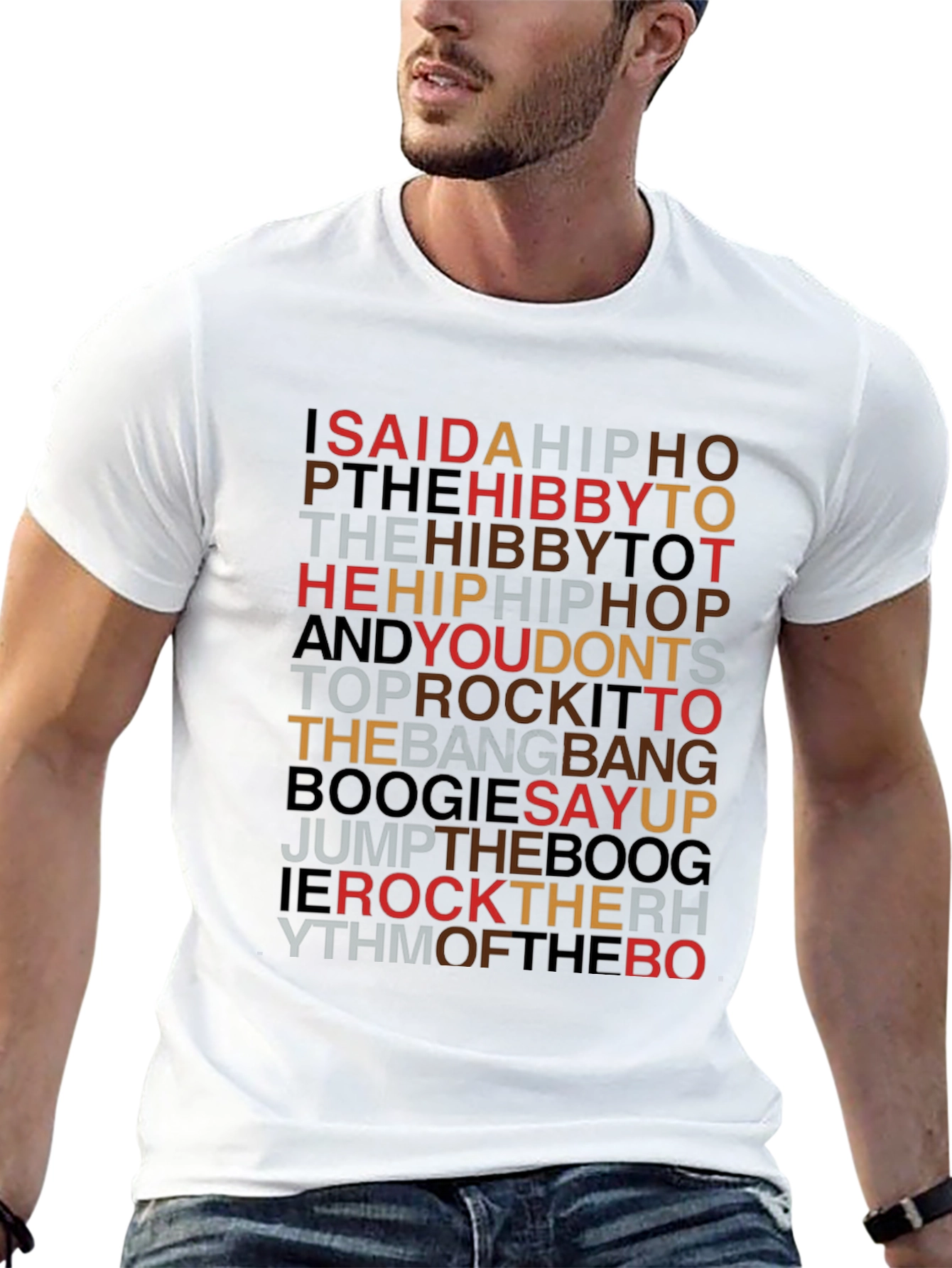Hip Hop Lyric T-Shirt - Iconic Rhyme Design