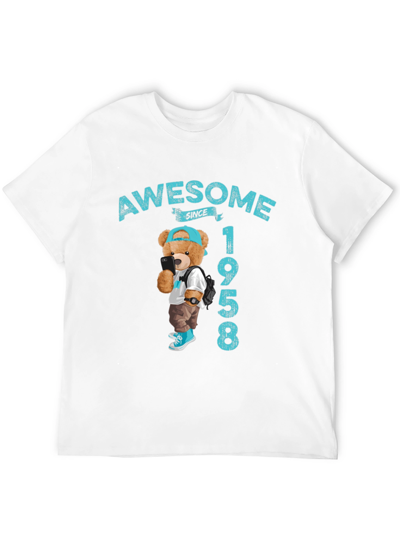 Awesome Since 1958 Teddy Bear Graphic Tee