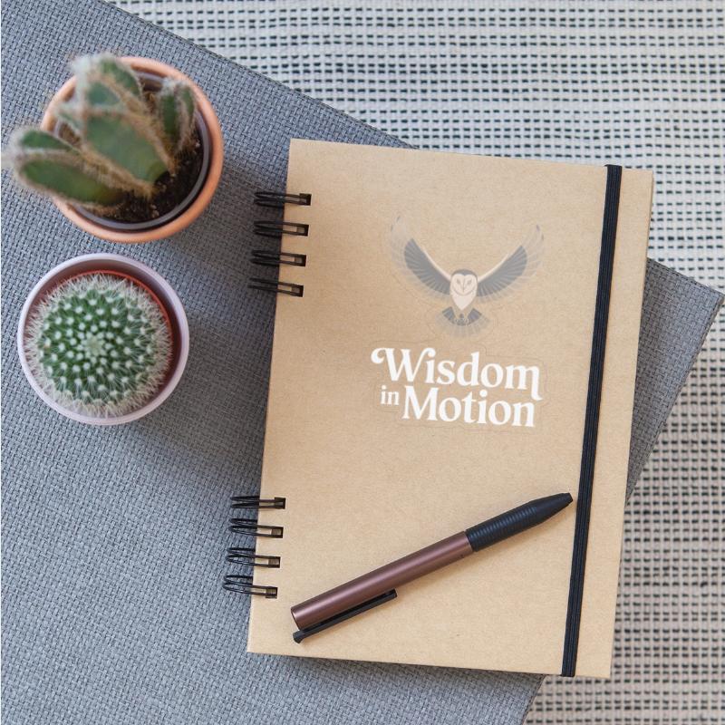 Wisdom In Motion Owl Inspiring Flight Emblem