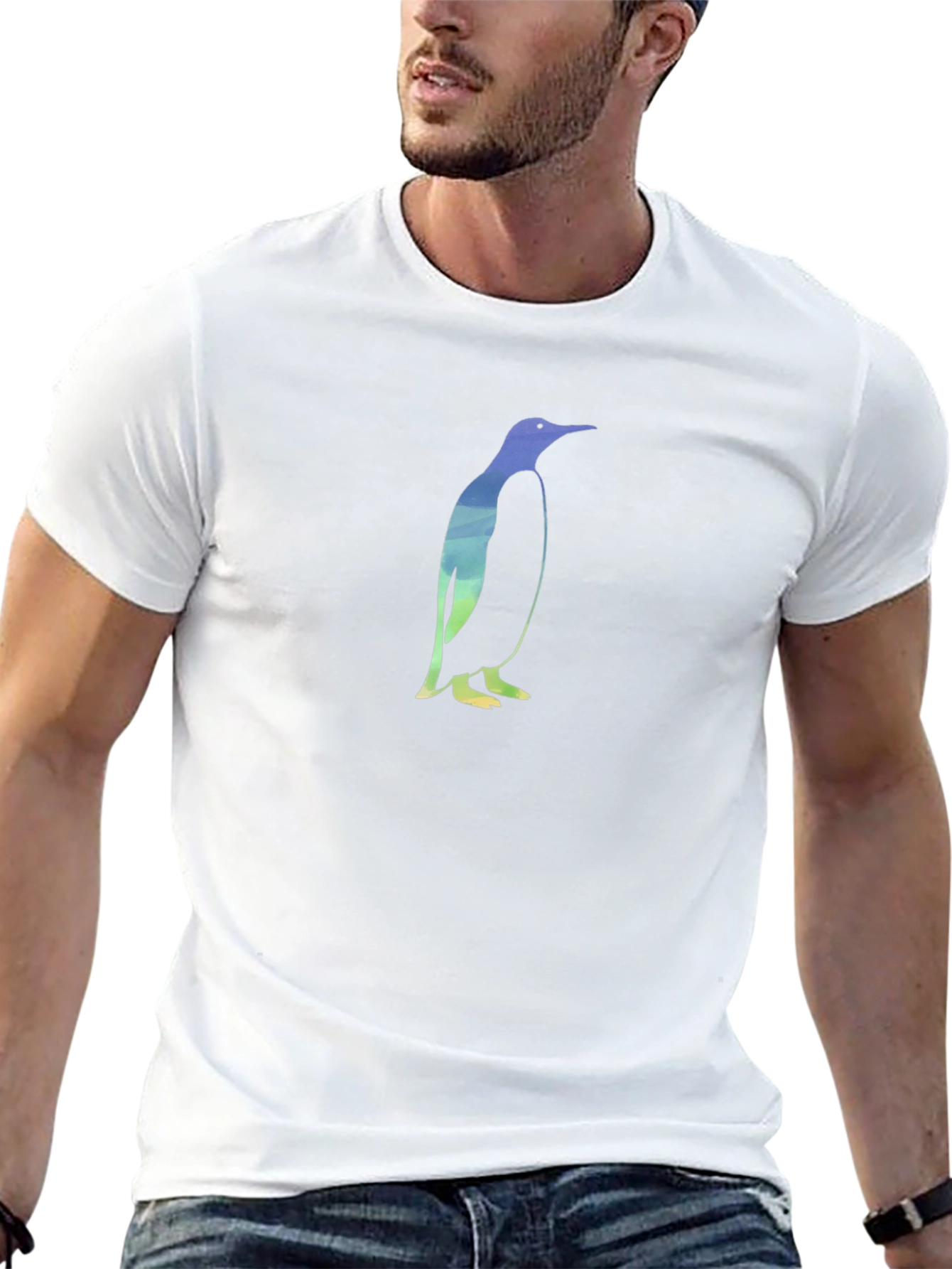 Penguin Graphic Black T-Shirt