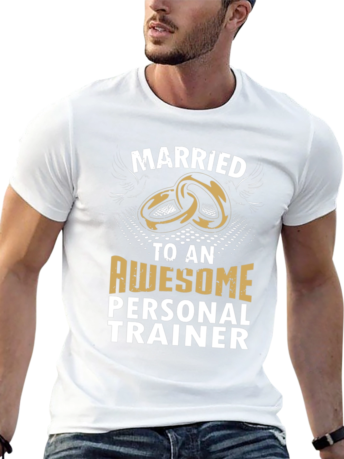 Married To An Awesome Personal Trainer T-Shirt