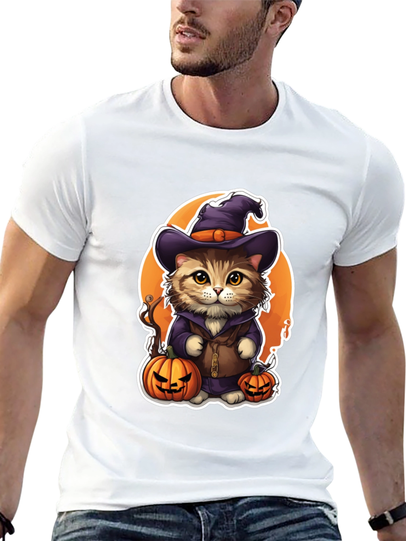 Halloween Cat T-Shirt