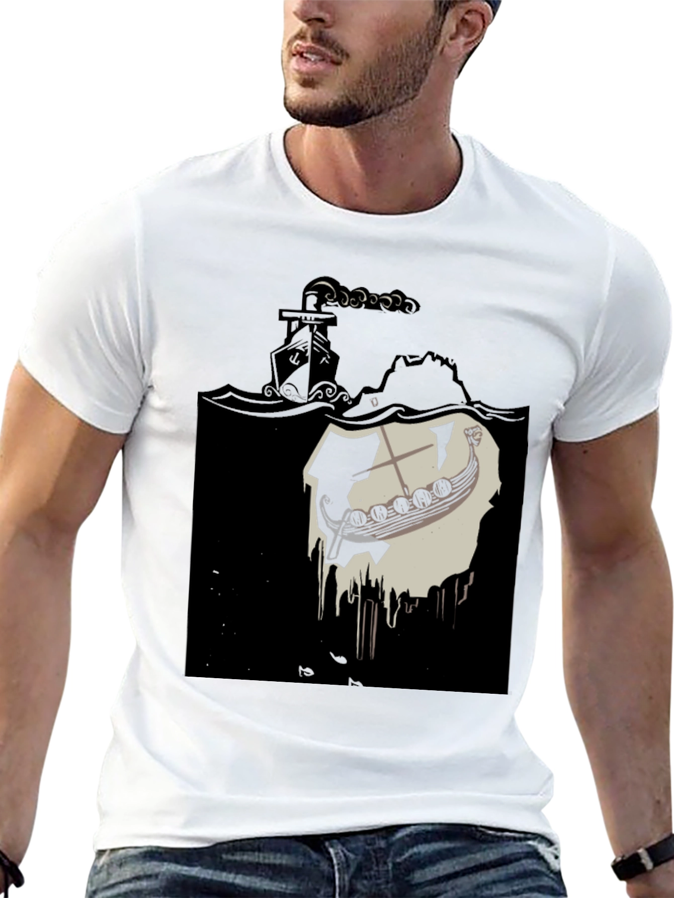 Nautical Viking Ship T-Shirt