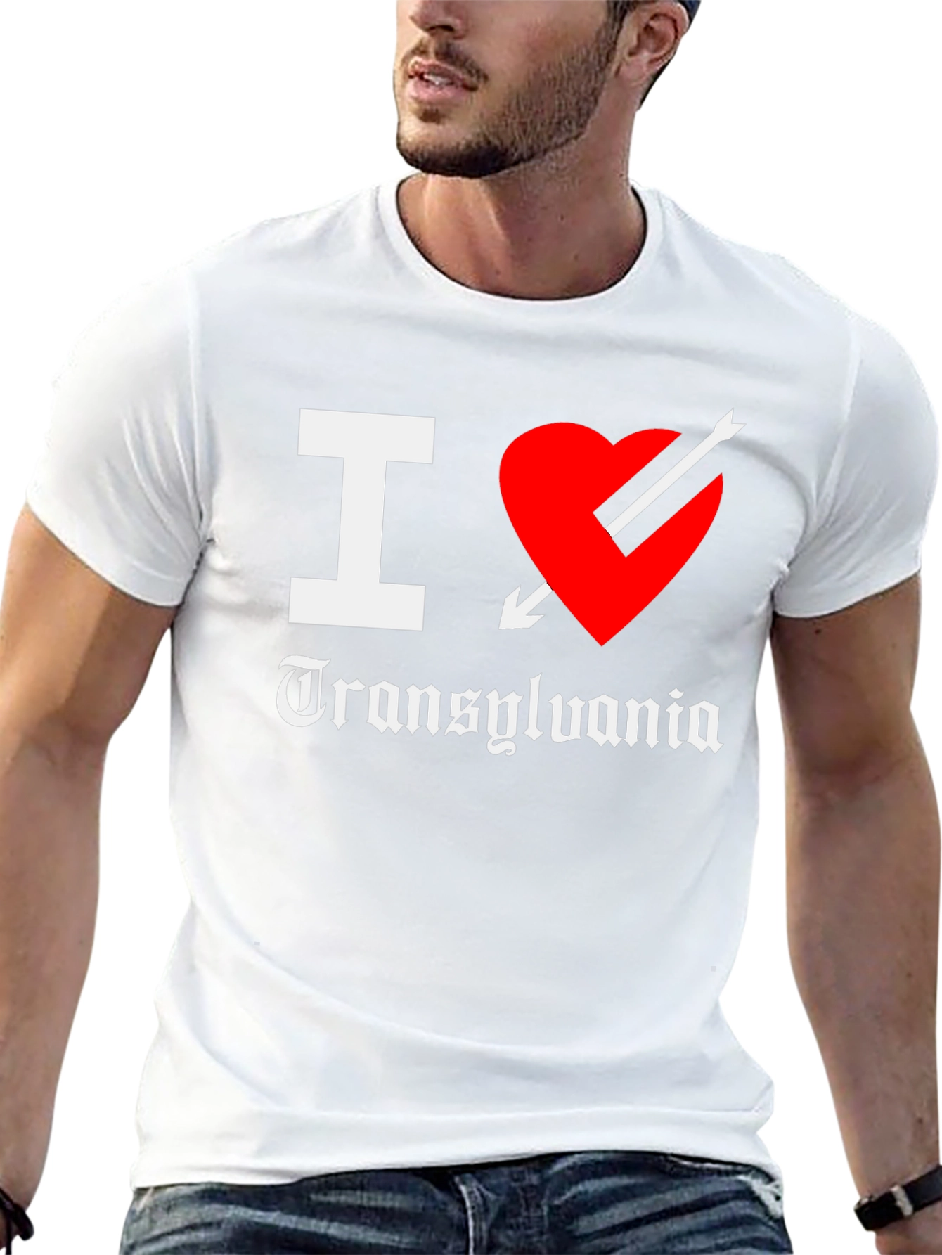 I Love Transylvania T-Shirt Novelty Design