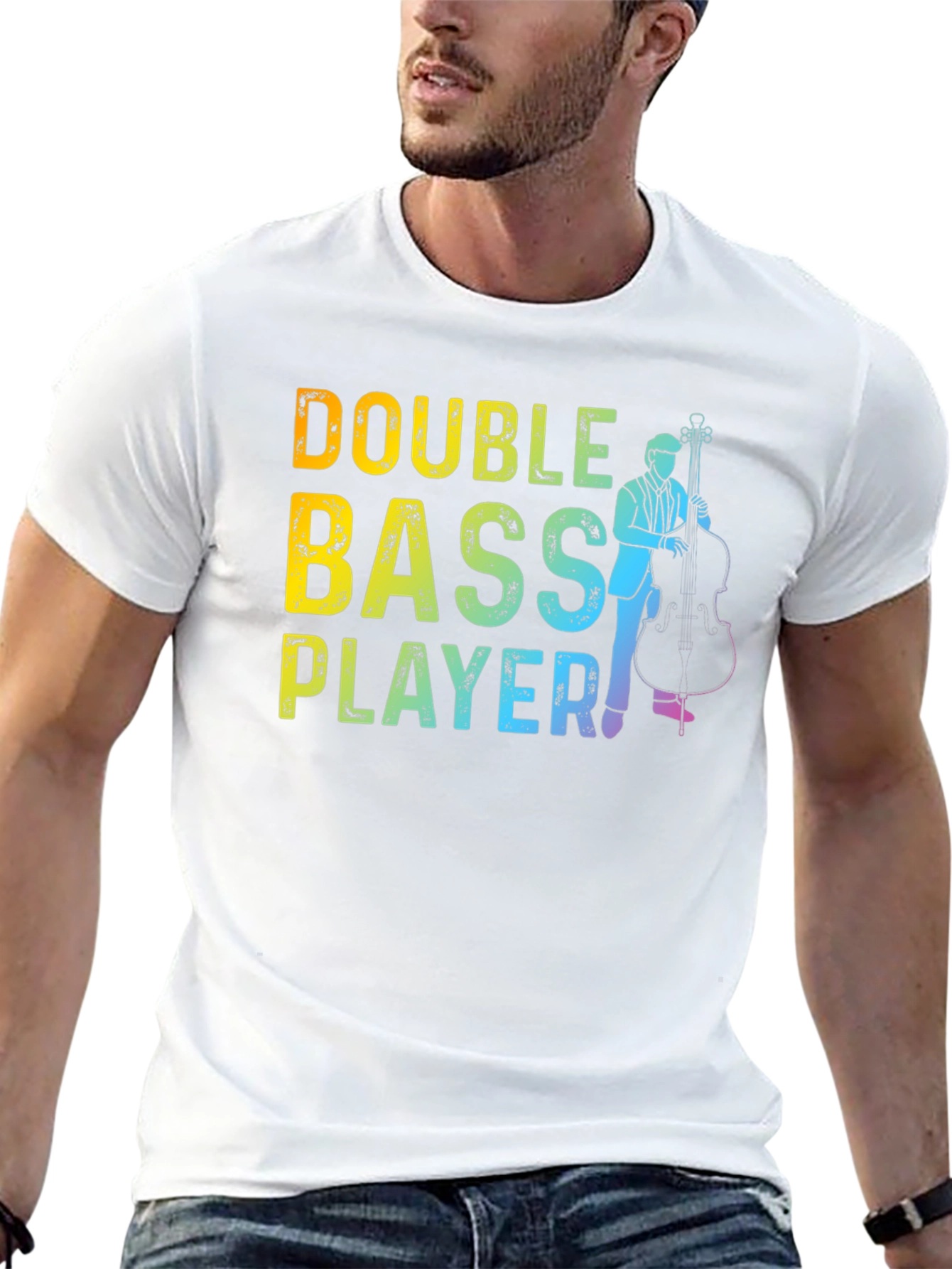 Double Bass Player T-Shirt - Musician Gift